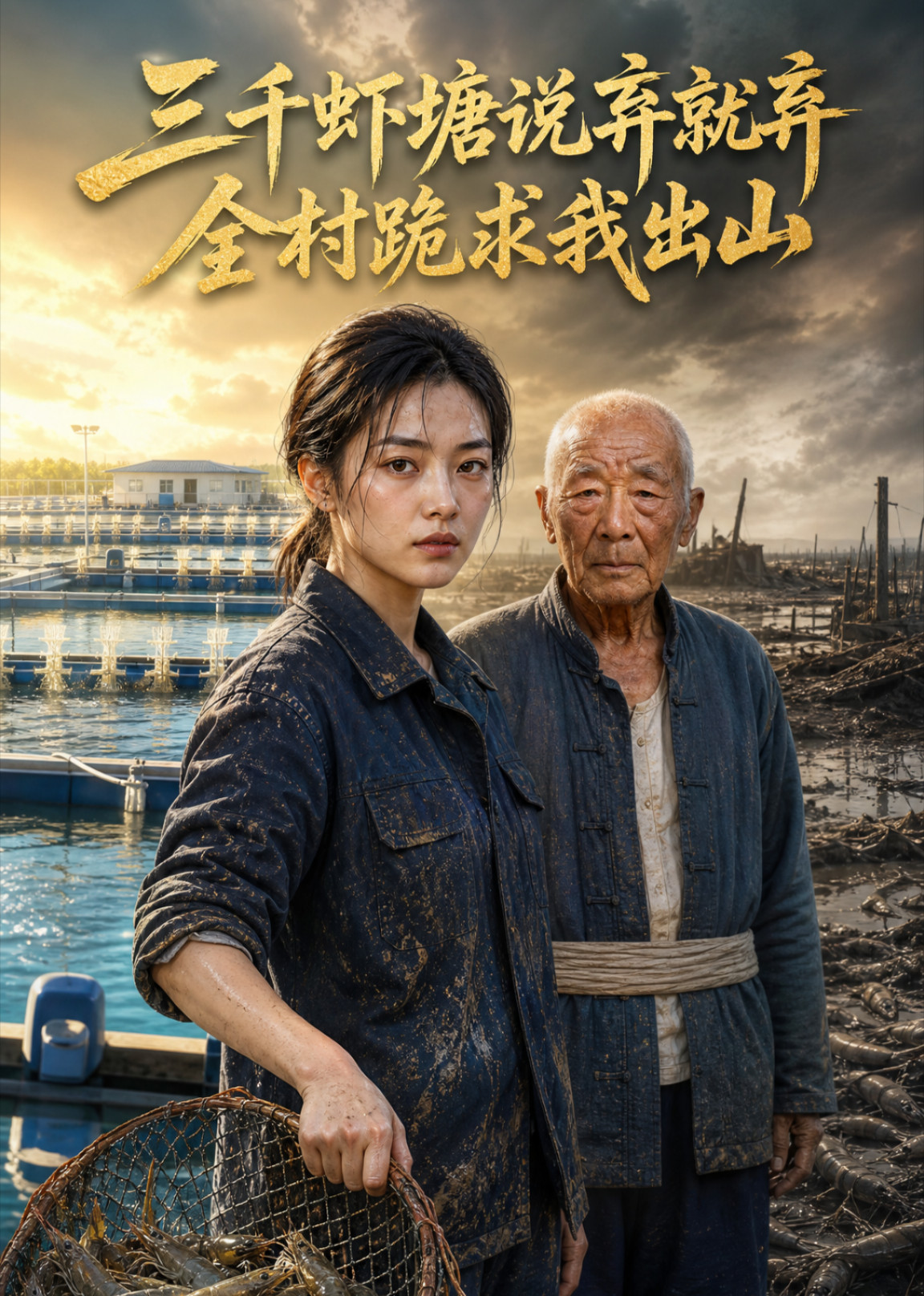 三千虾塘说弃就弃全村跪求我出山