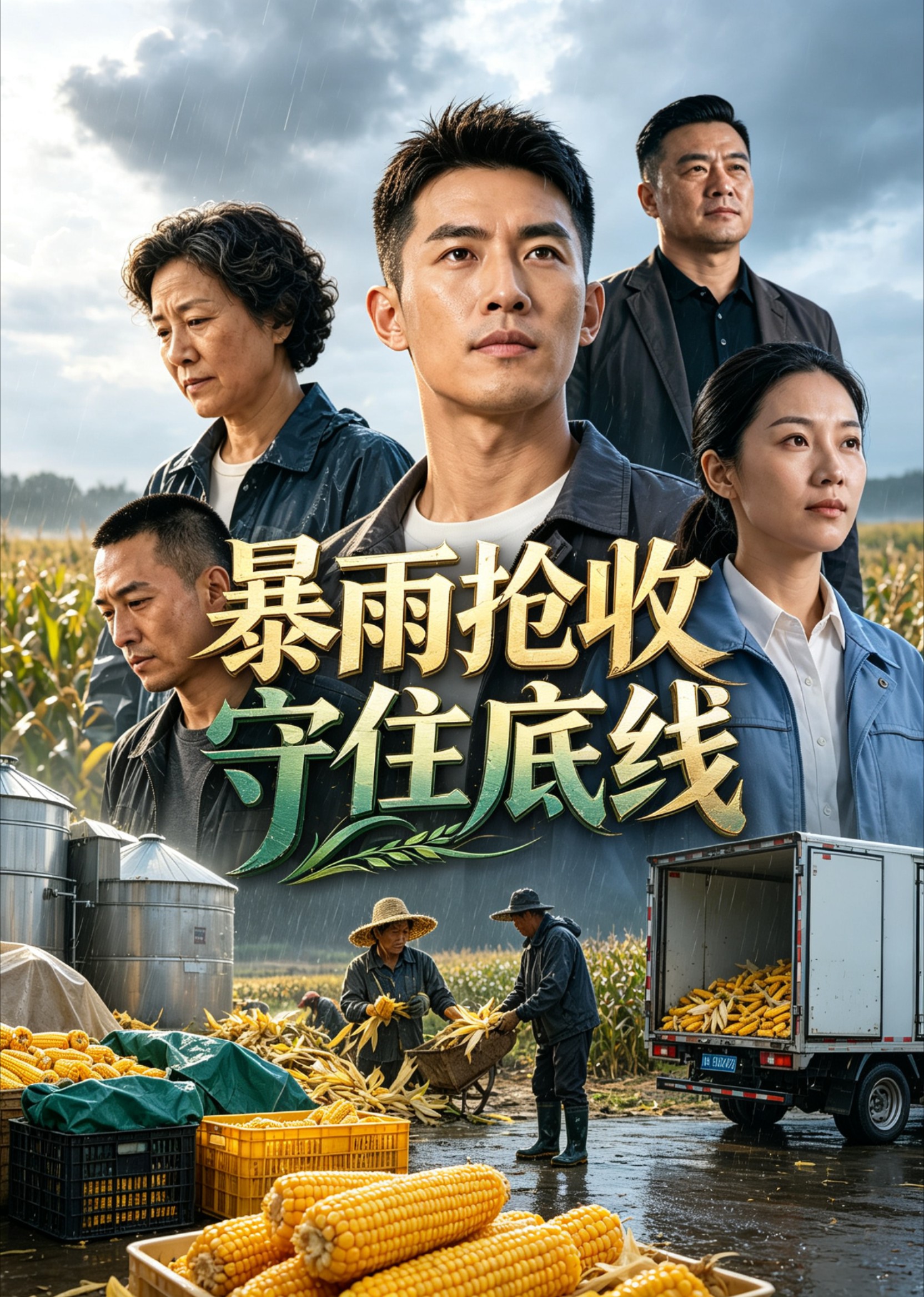 暴雨抢收守住底线