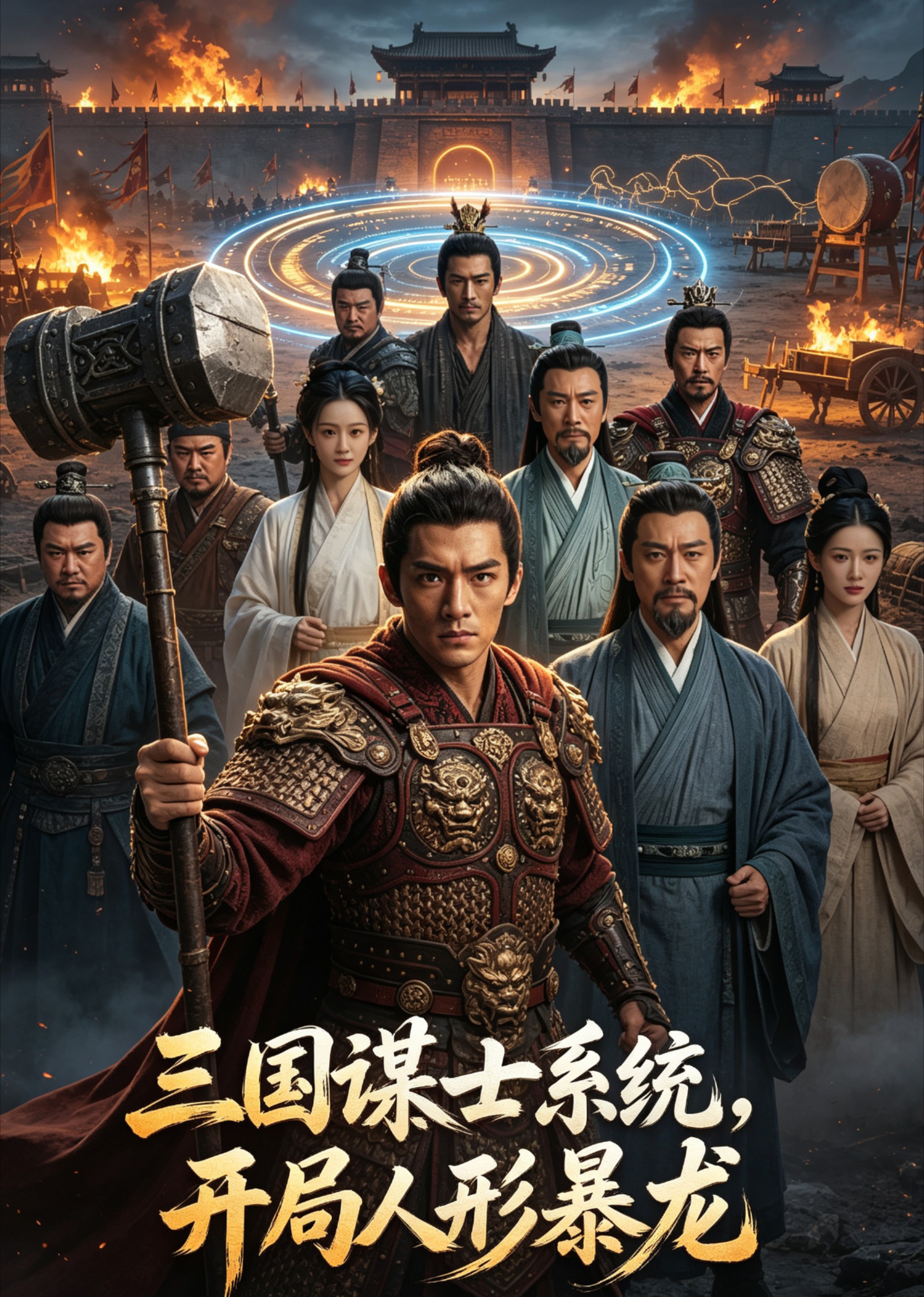 三国谋士系统，开局人形暴龙封面图