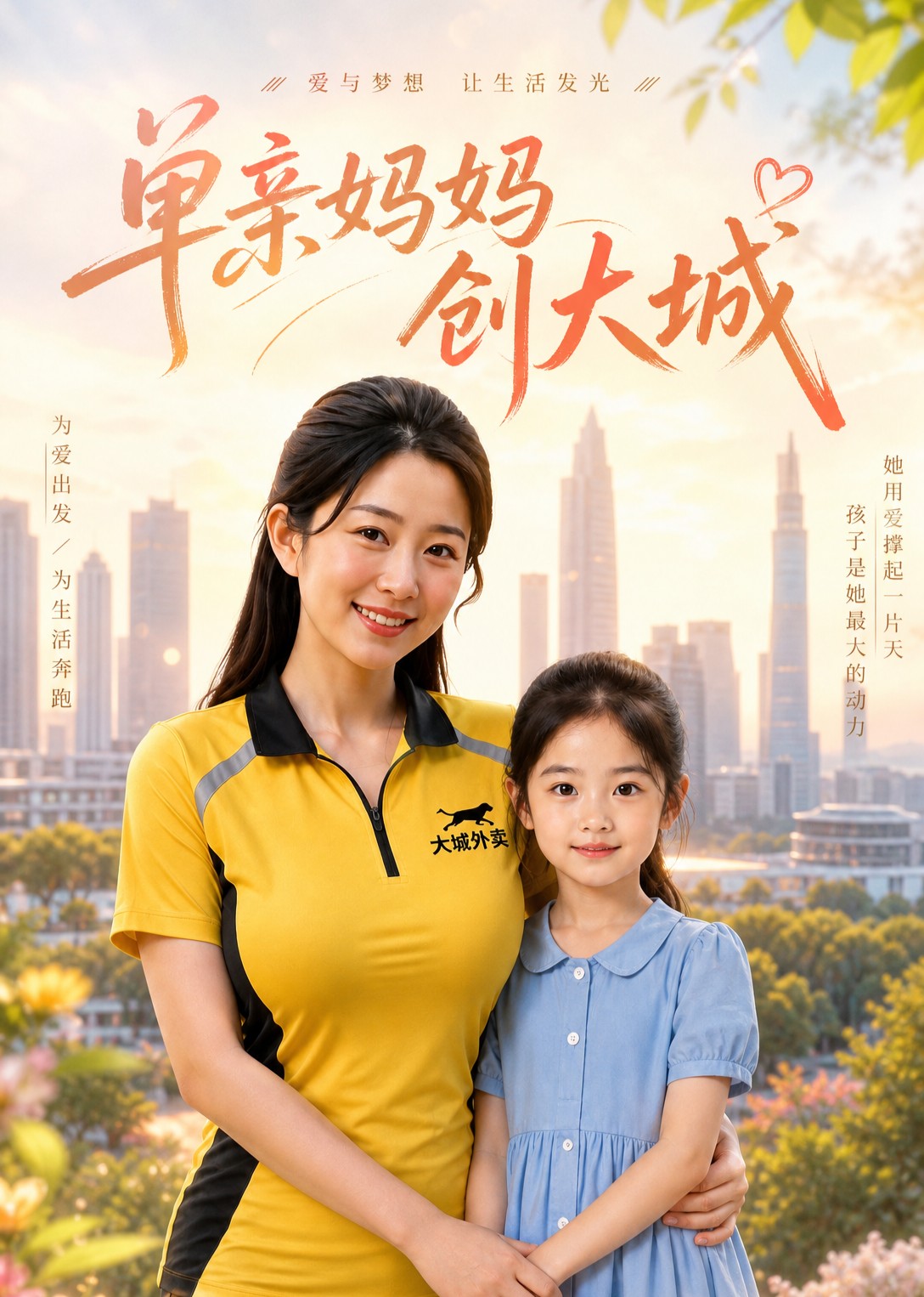 单亲妈妈创大城封面图