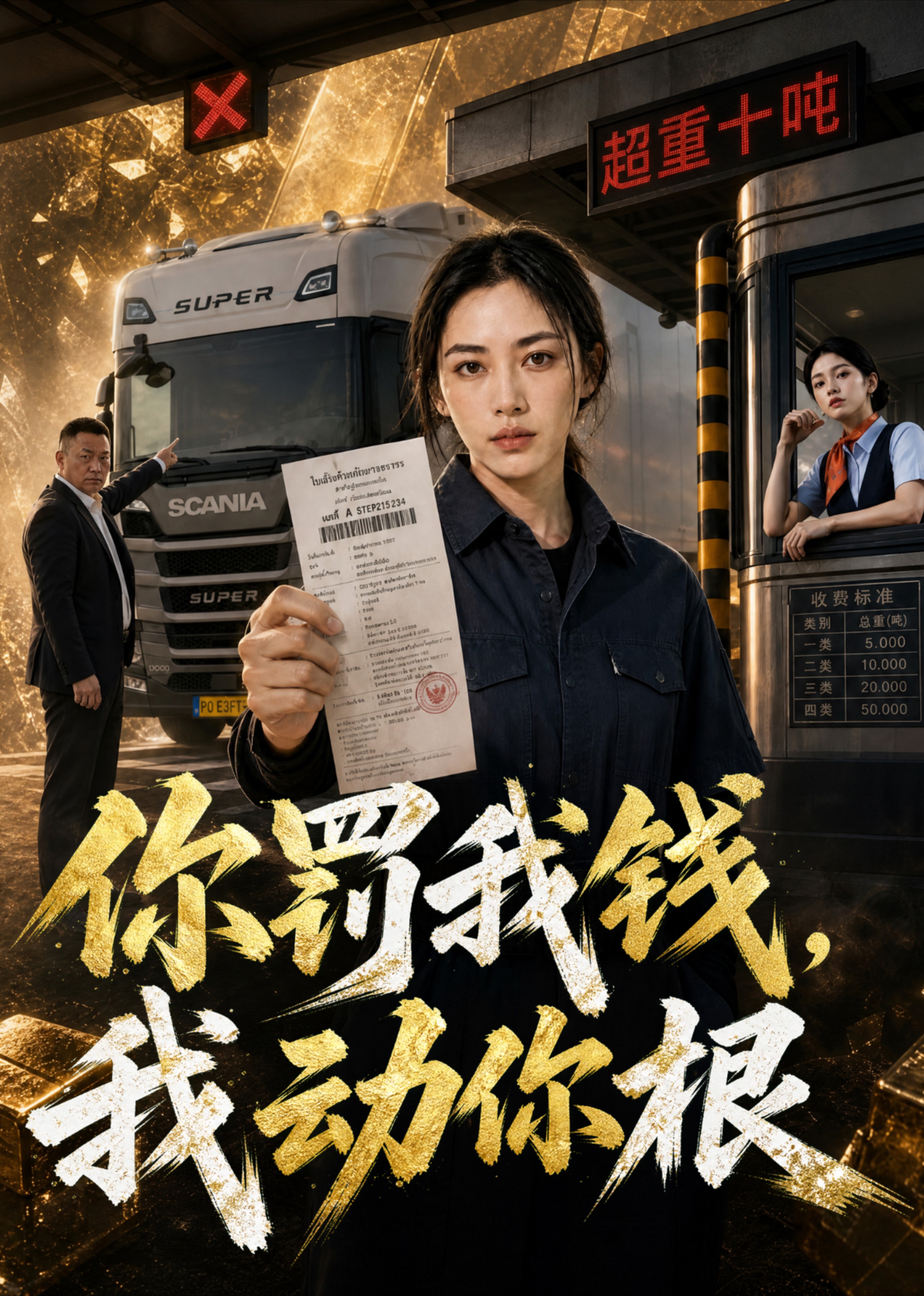 你罚我钱，我动你根