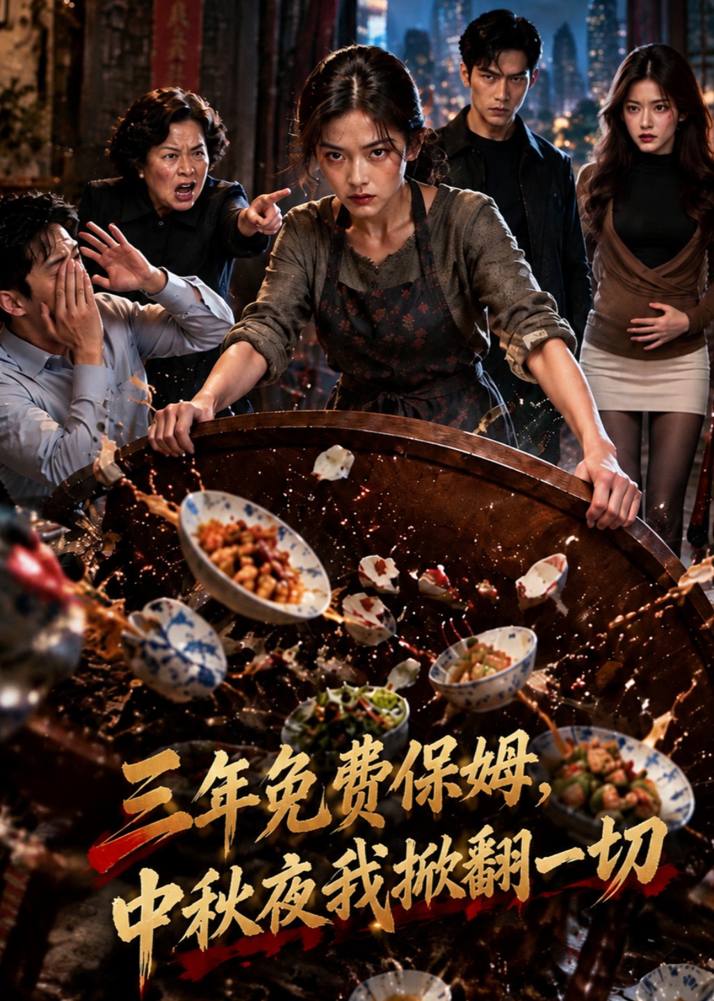 三年免费保姆，中秋夜我掀翻一切