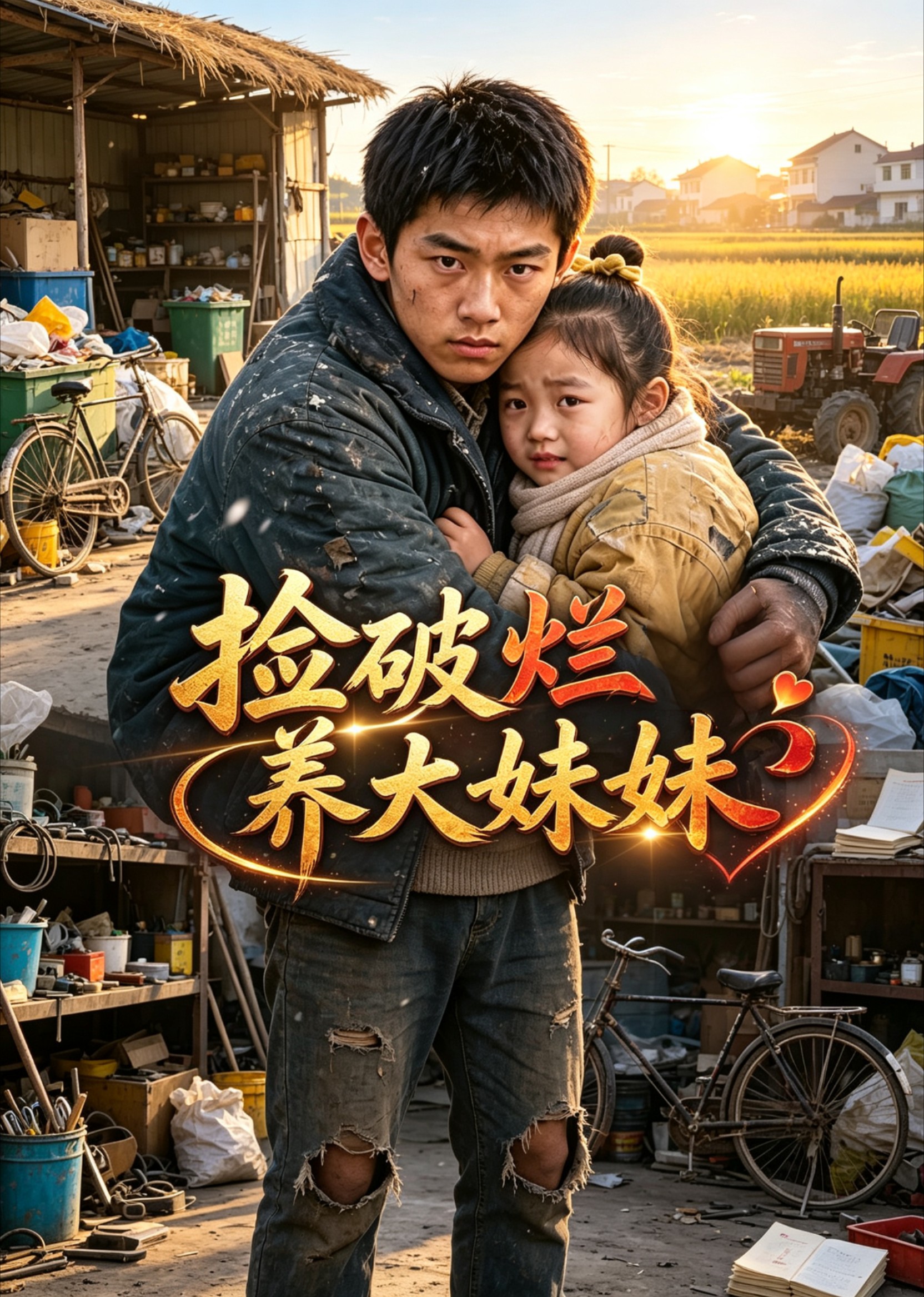 捡破烂养大妹妹封面图