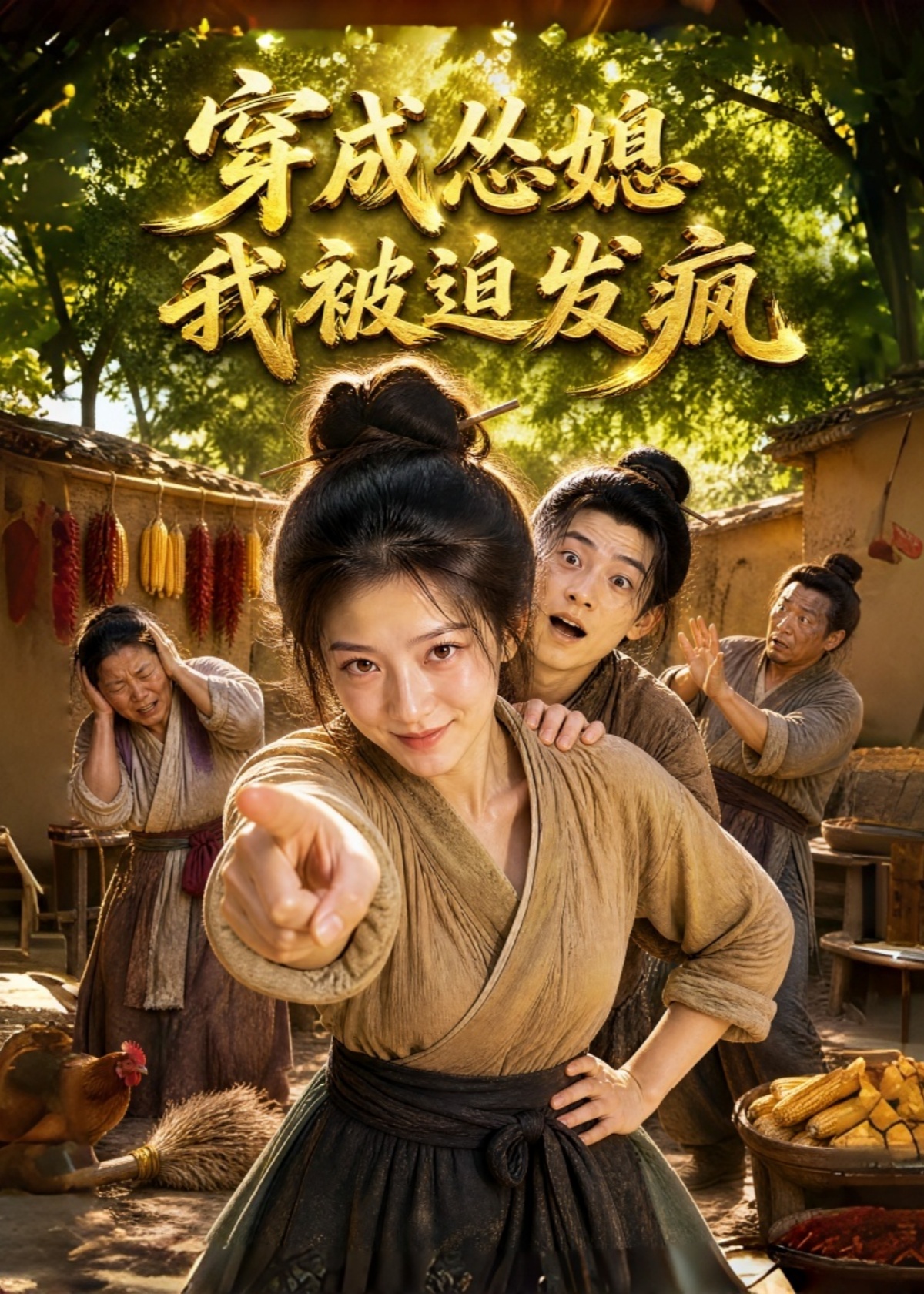 穿成怂媳我被迫发疯封面图