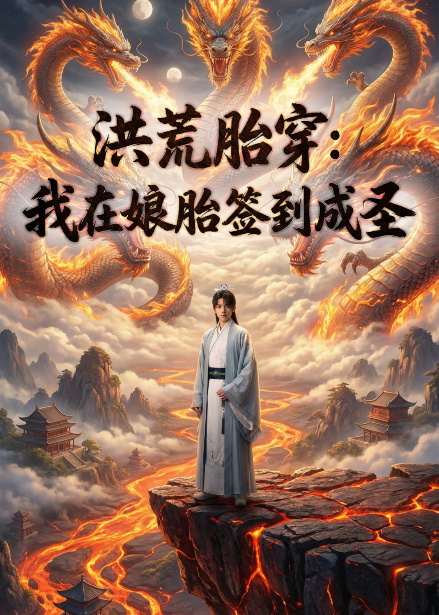 洪荒胎穿：我在娘胎签到成圣封面图