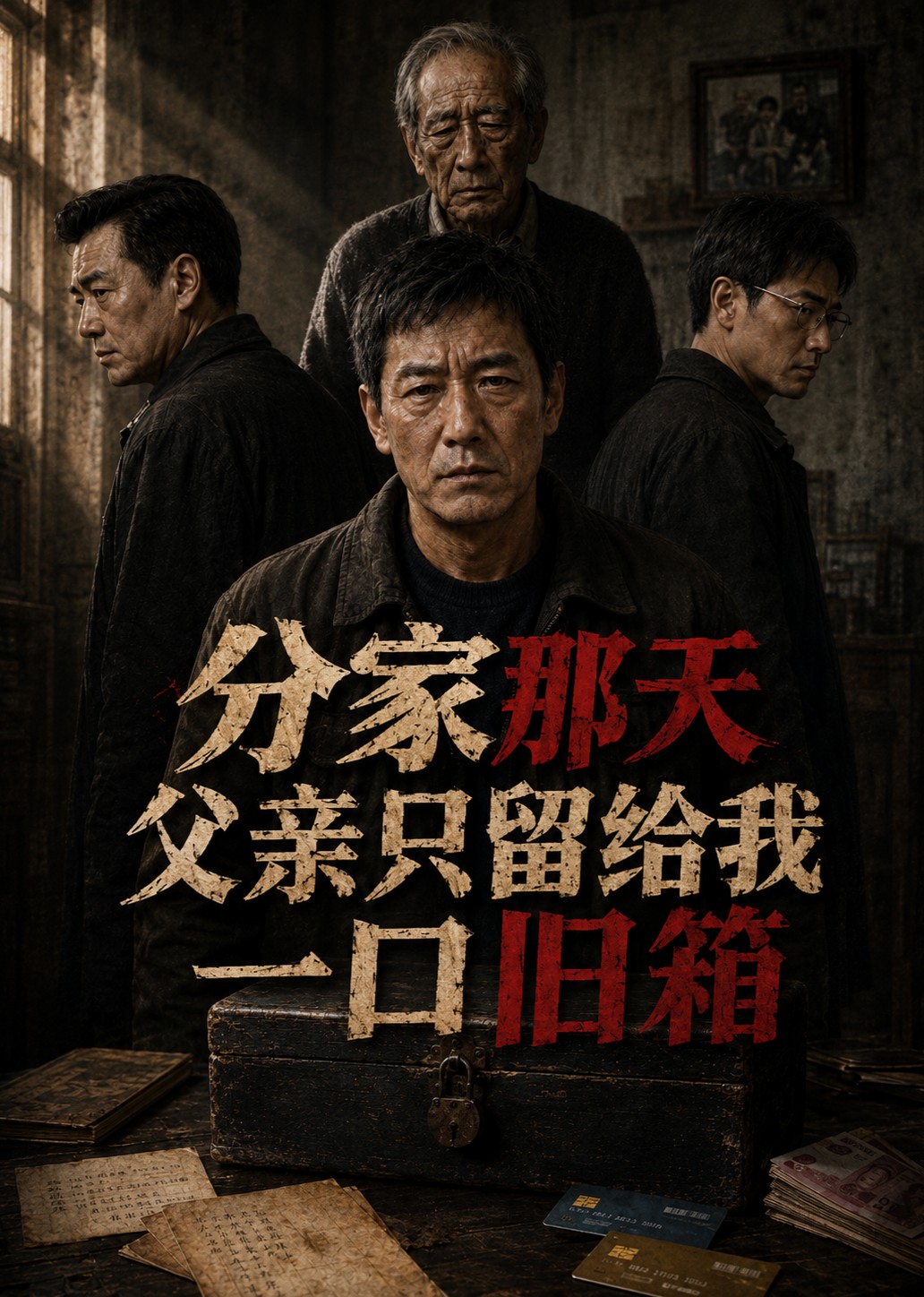 分家当天，父亲只留给我一口旧箱封面图
