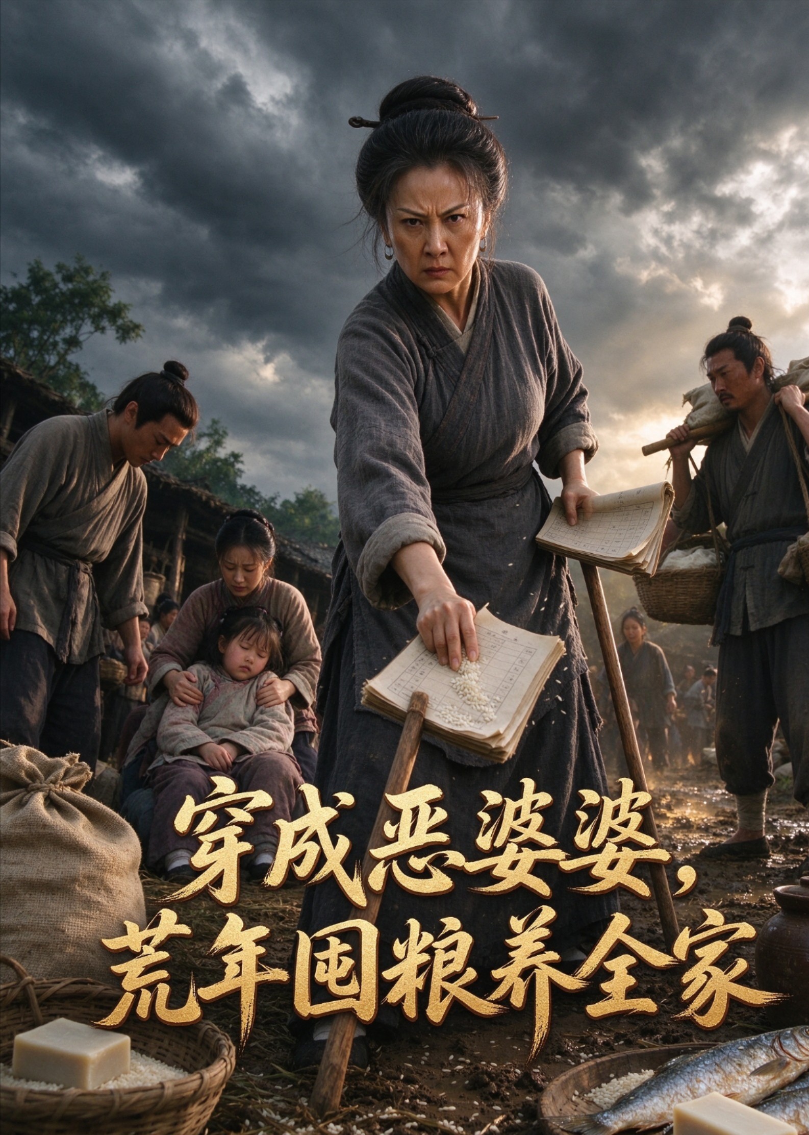 穿成恶婆婆，荒年囤粮养全家封面图