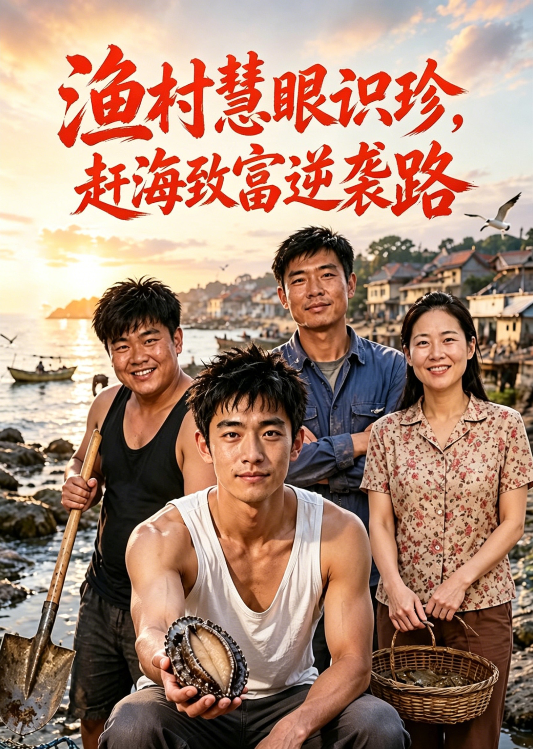 重生渔村慧眼识珍，赶海致富逆袭路