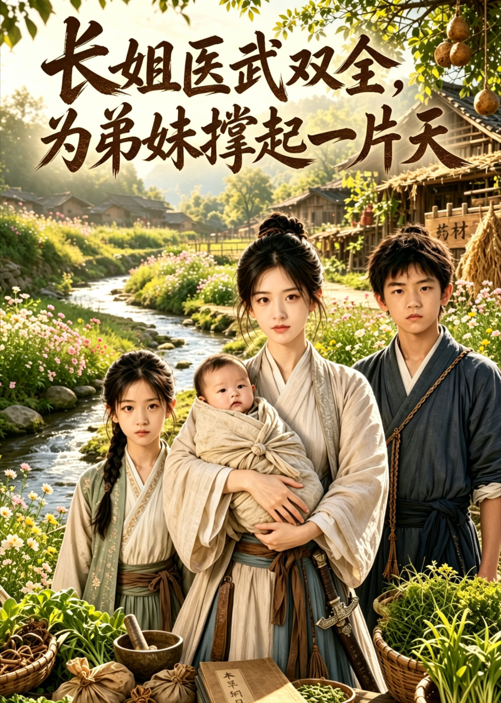 长姐医武双全，为弟妹撑起一片天