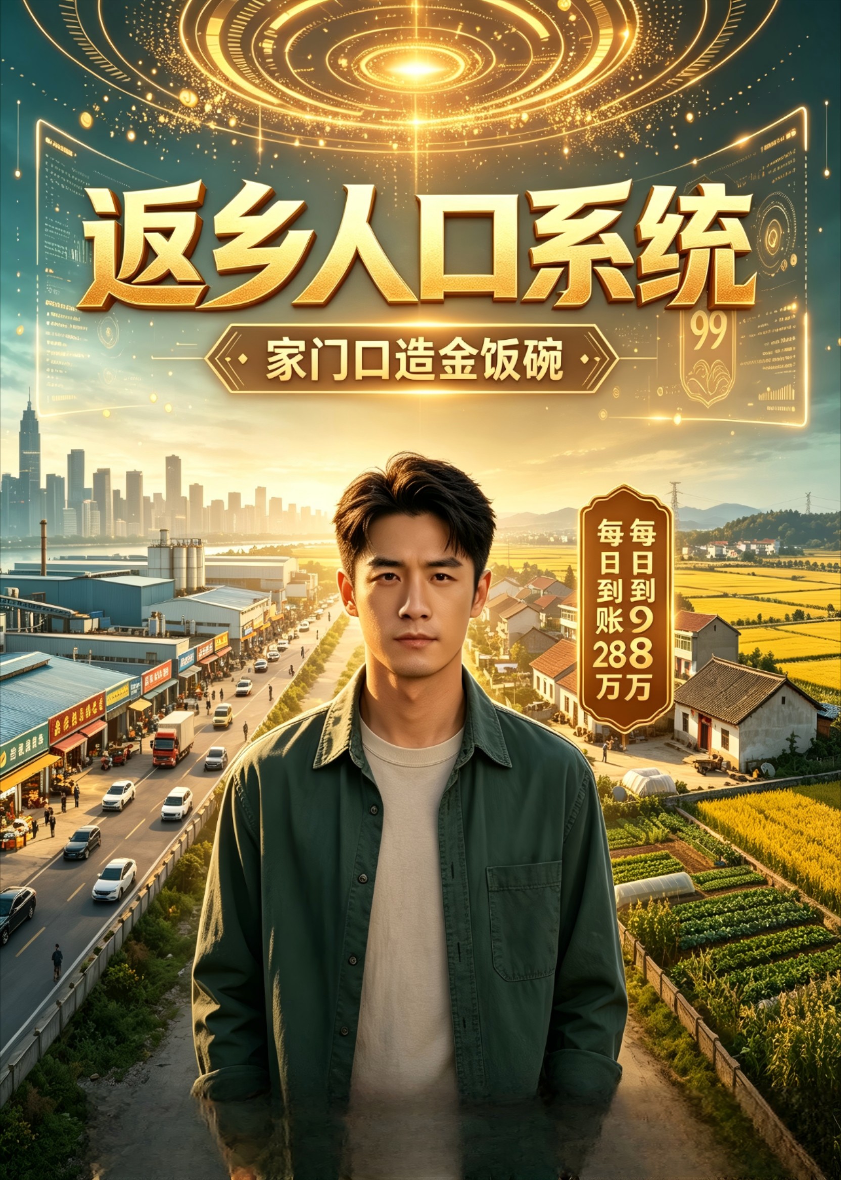 返乡人口系统：家门口造金饭碗