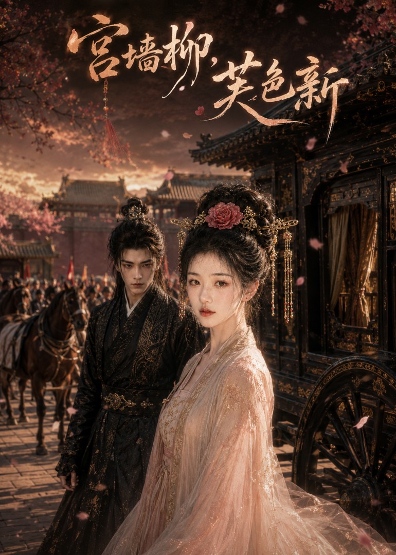 宫墙柳，芙色新