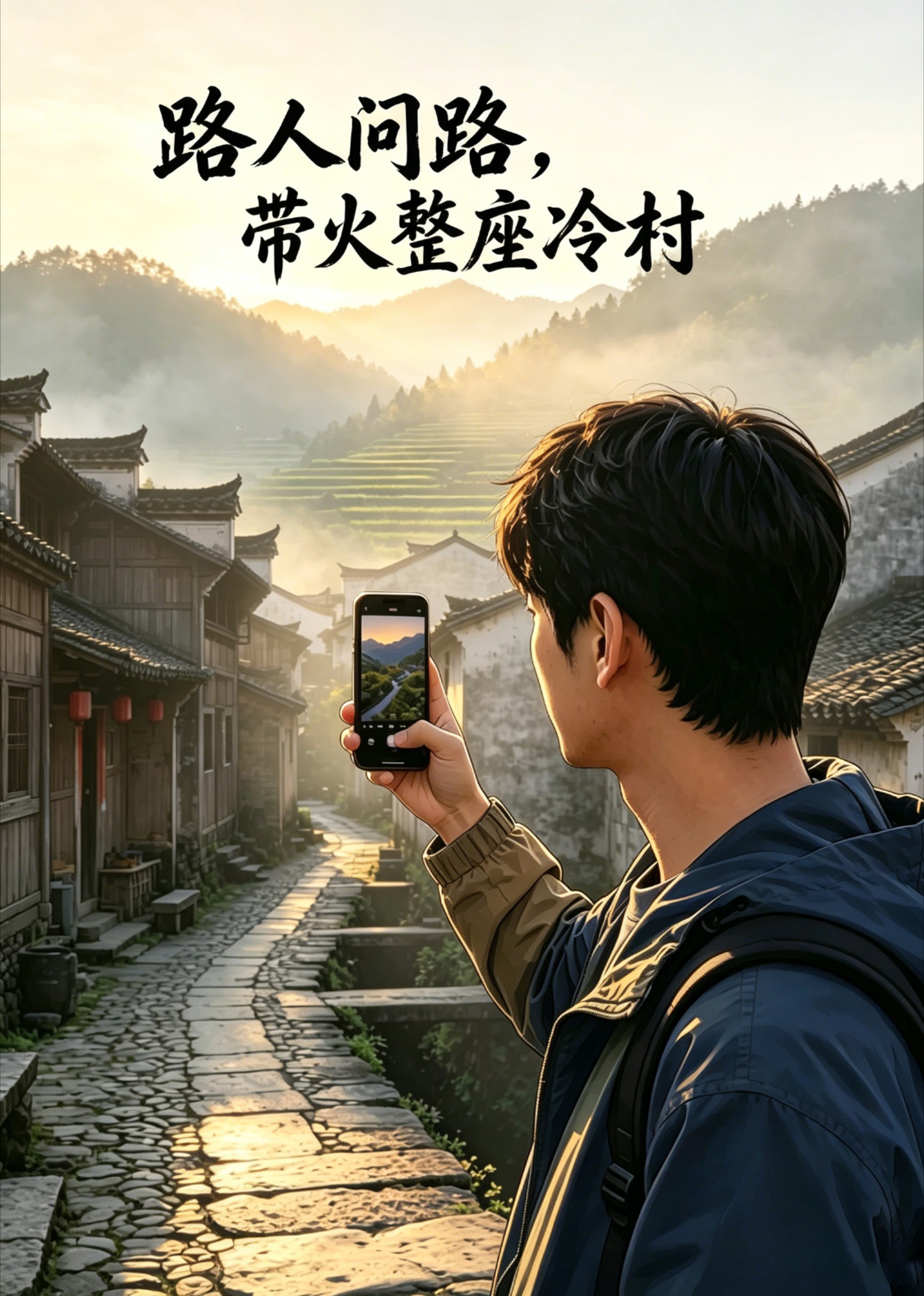 路人问路，带火整座冷村