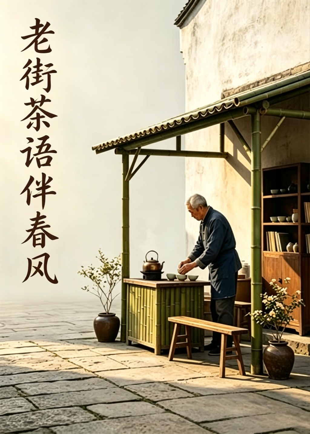 老街茶语伴春风