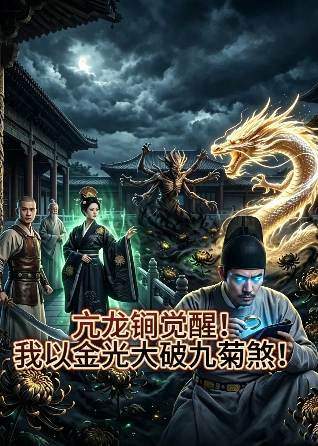 亢龙锏觉醒！我以金光大破九菊煞！