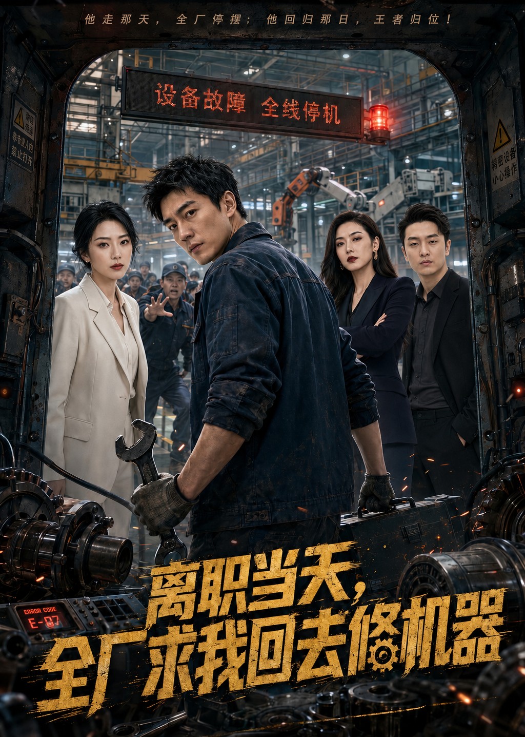 离职当天，全厂求我回去修机器