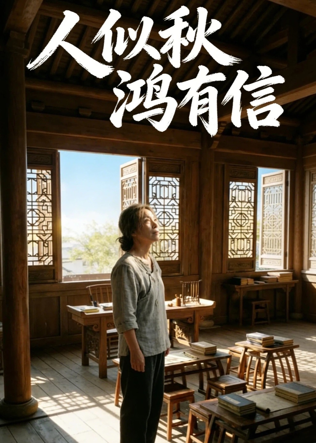 人似秋鸿有信