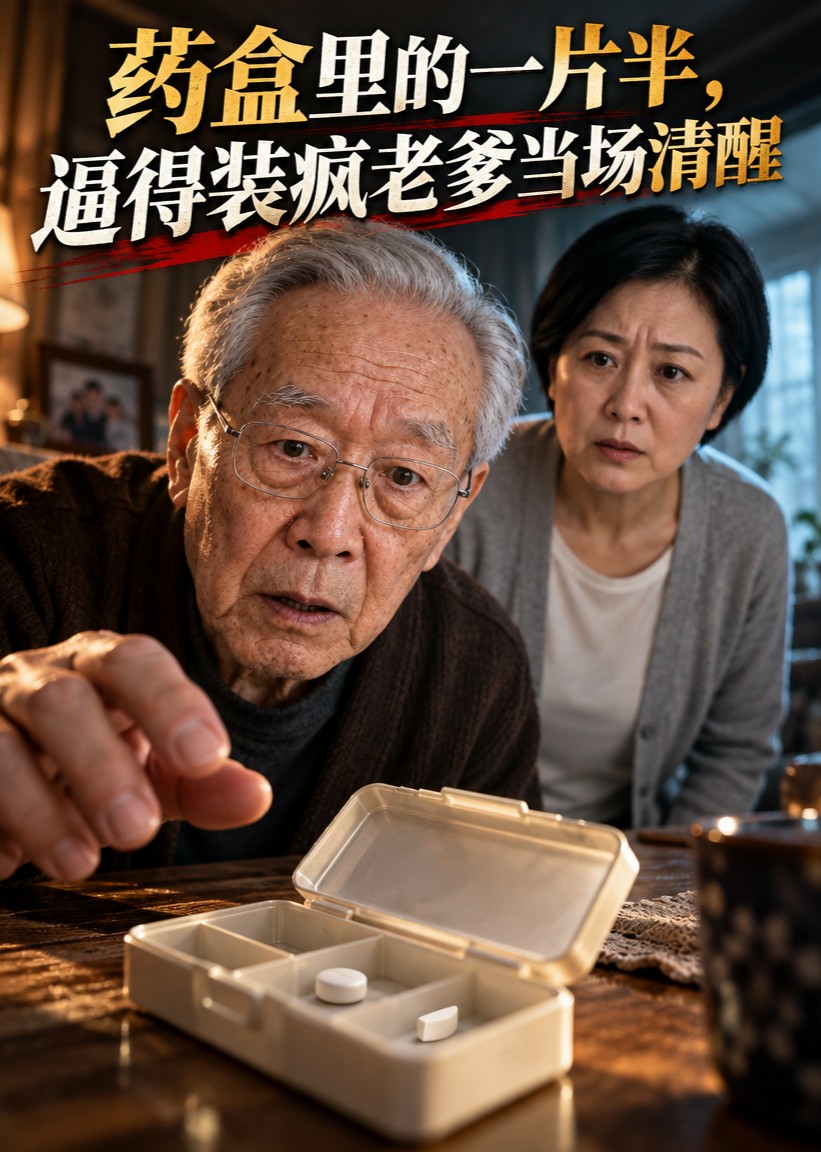药盒里的一片半，逼得装疯老爹当场清醒封面图