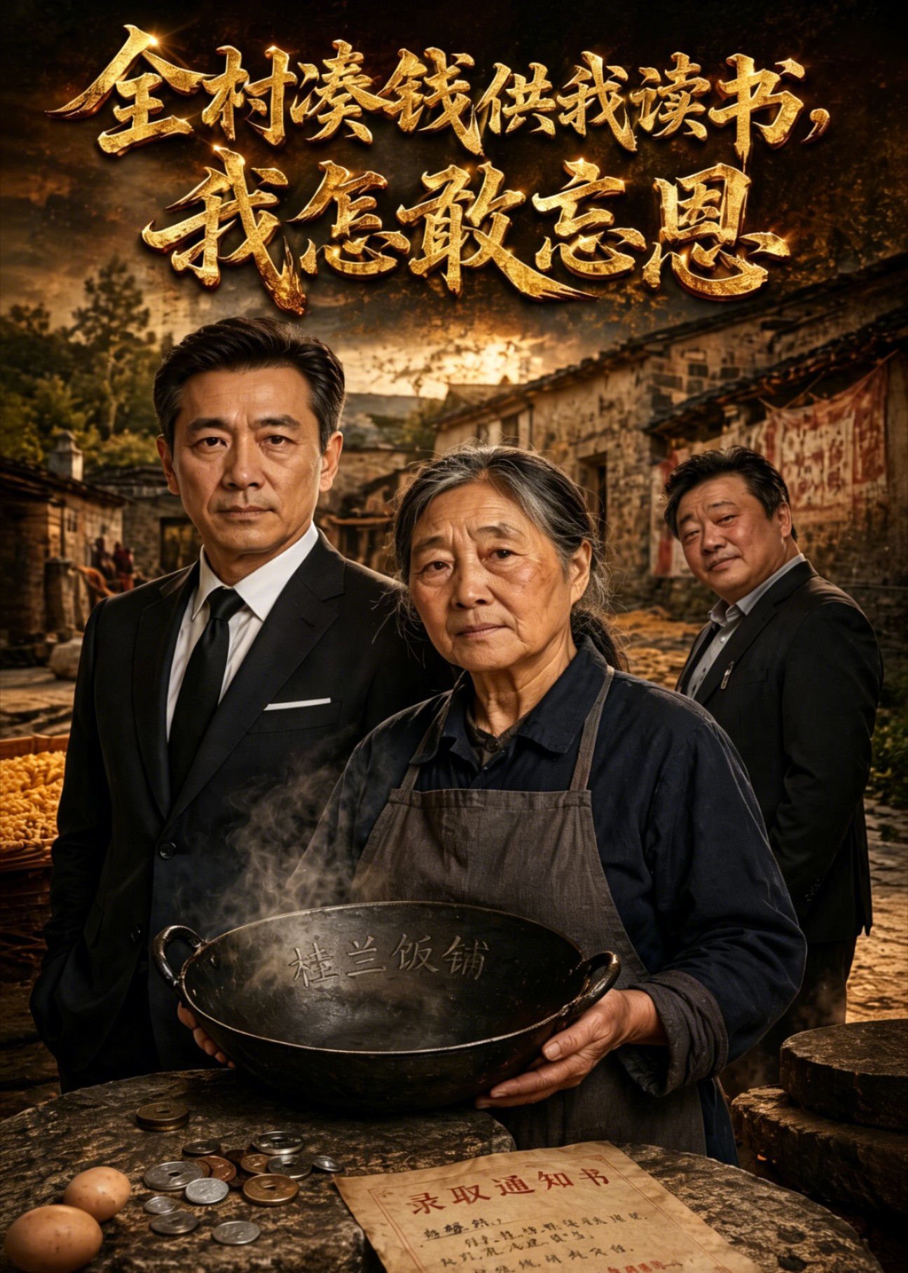 全村凑钱供我读书，我怎敢忘恩