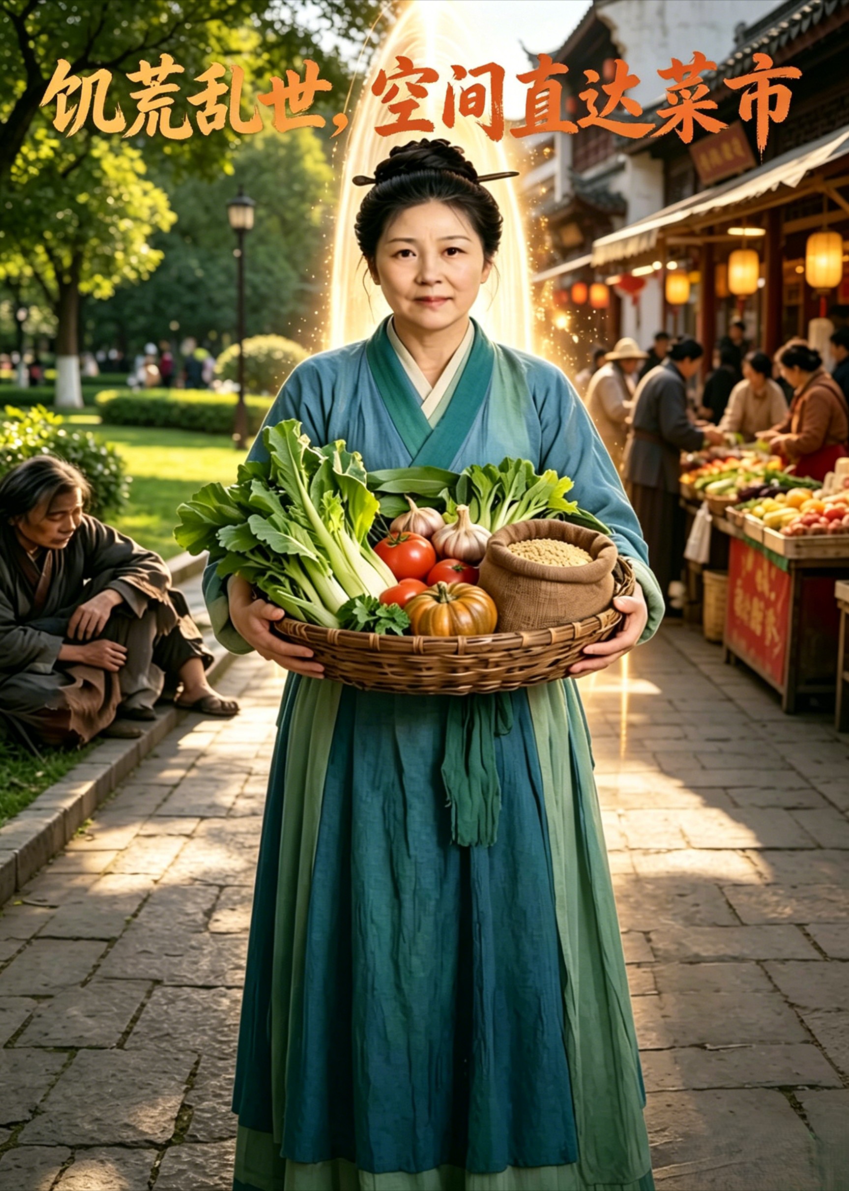 饥荒乱世，空间直达菜市