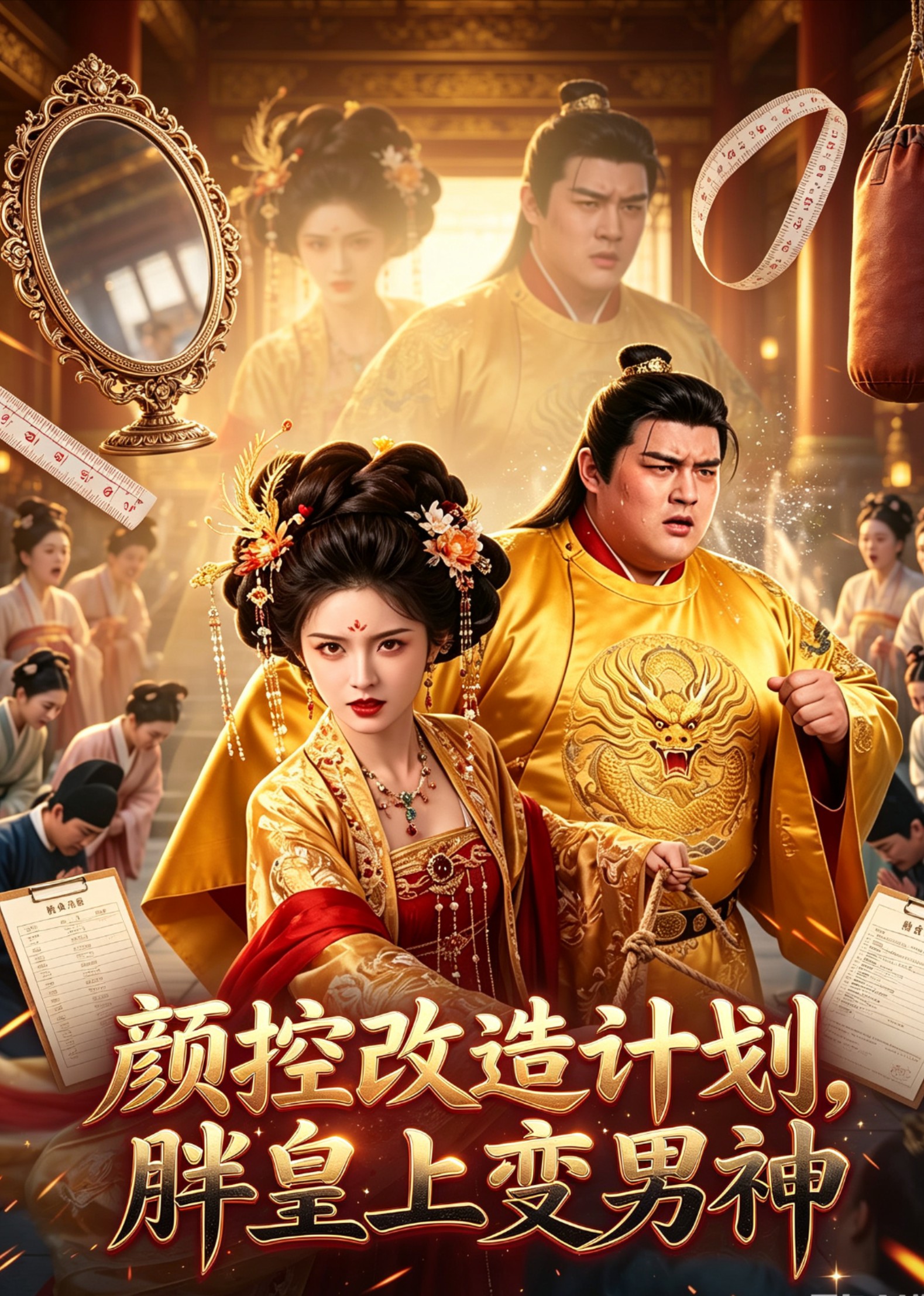 颜控改造计划，胖皇上变男神