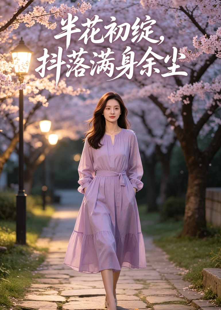 半花初绽，抖落满身余尘封面图