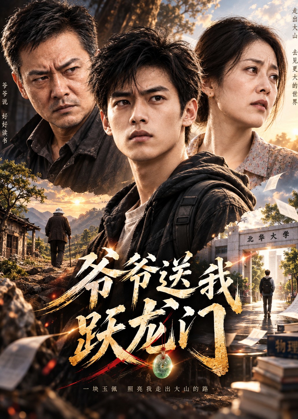 爷爷送我跃龙门封面图