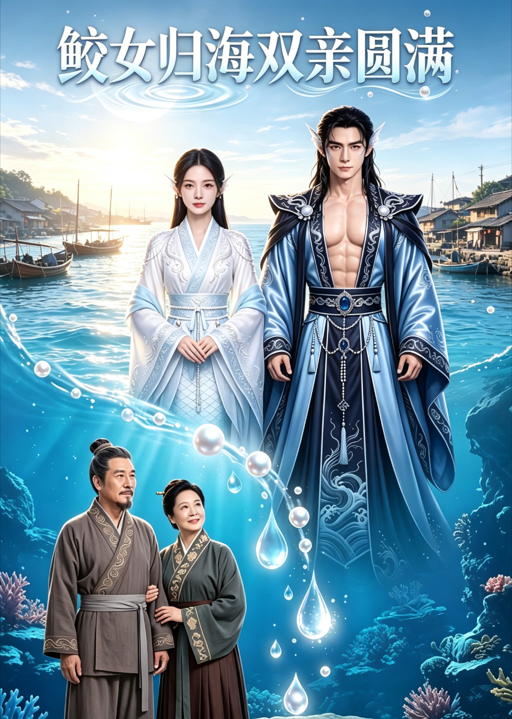 鲛女归海双亲圆满
