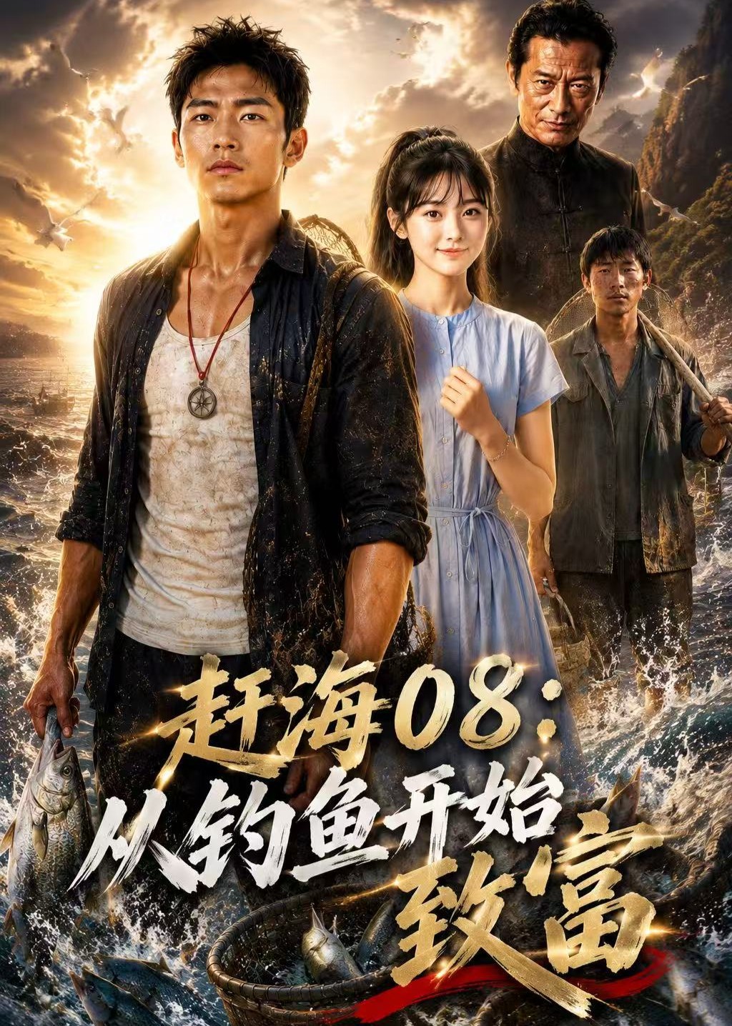 赶海08：从钓鱼开始致富
