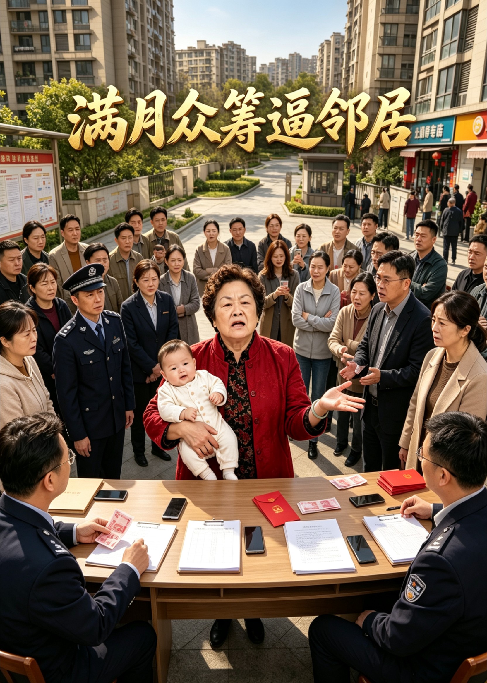 满月众筹逼邻居