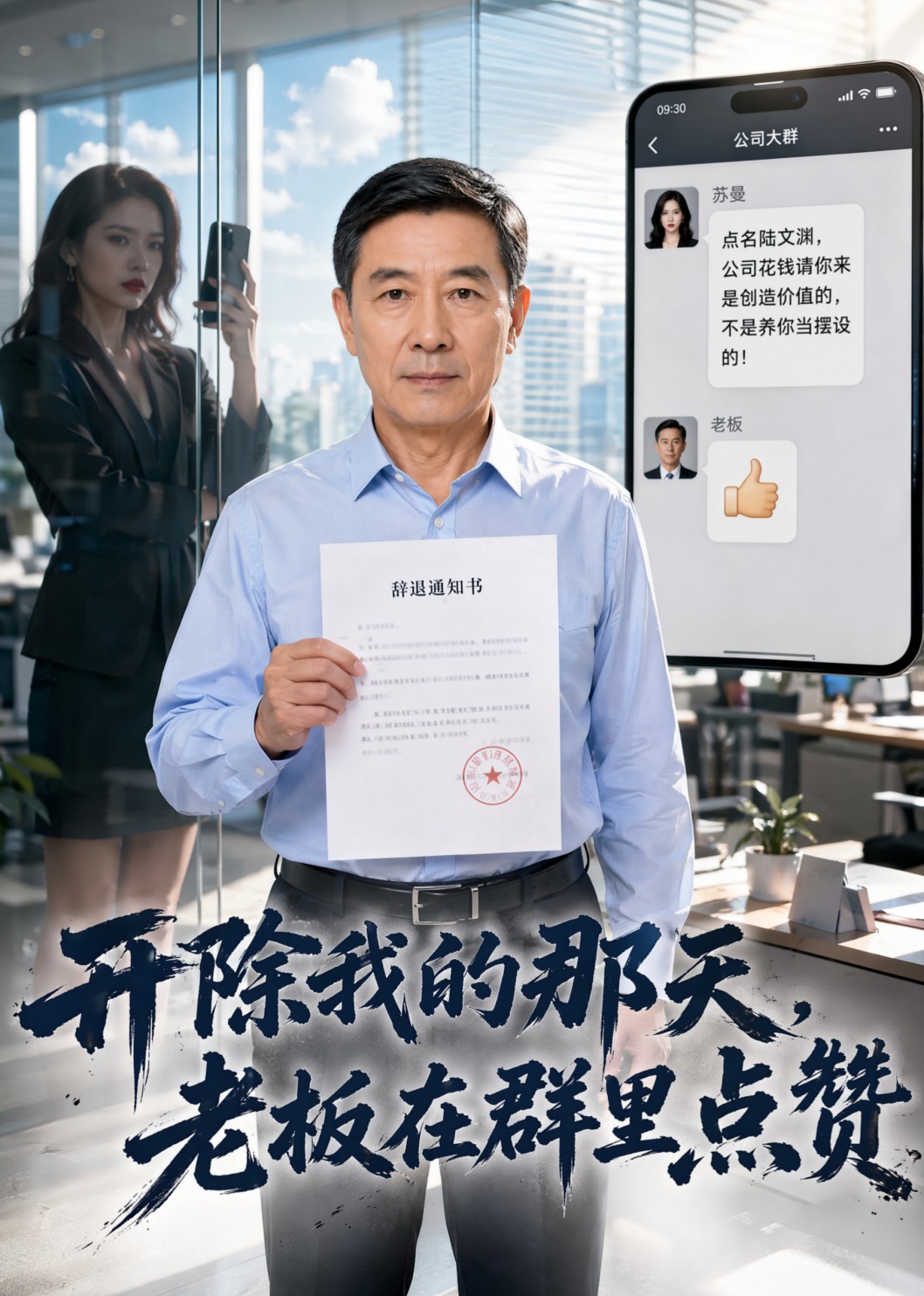 开除我的那天，老板在群里点赞封面图