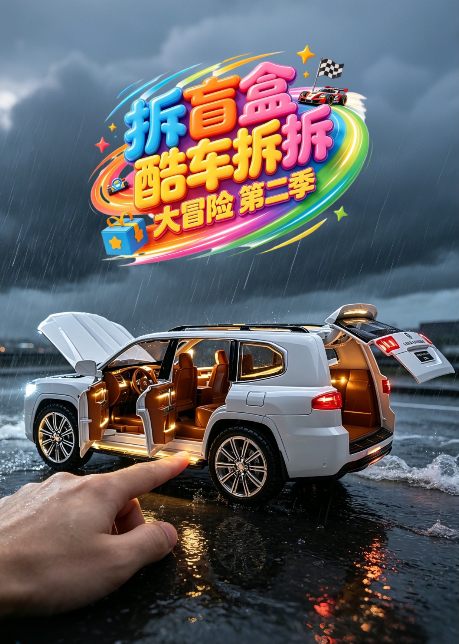 拆盲盒第二季：酷车拆拆大冒险封面图