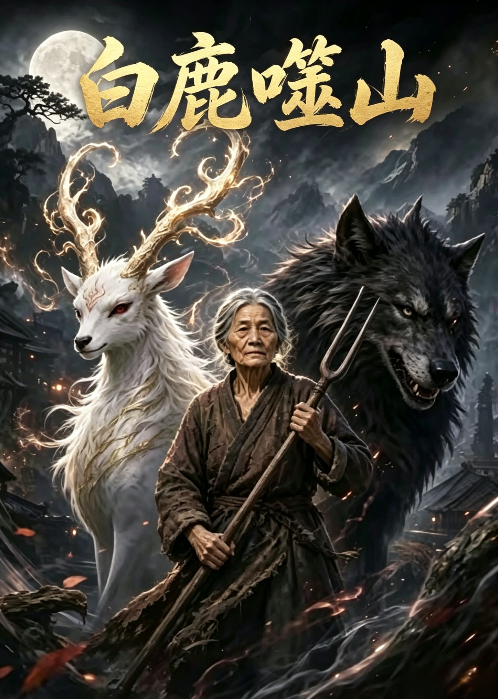 白鹿噬山