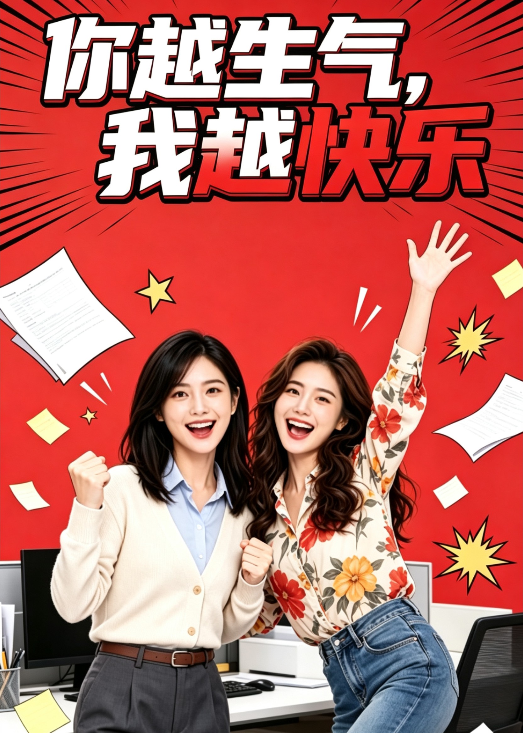 你越生气，我越快乐