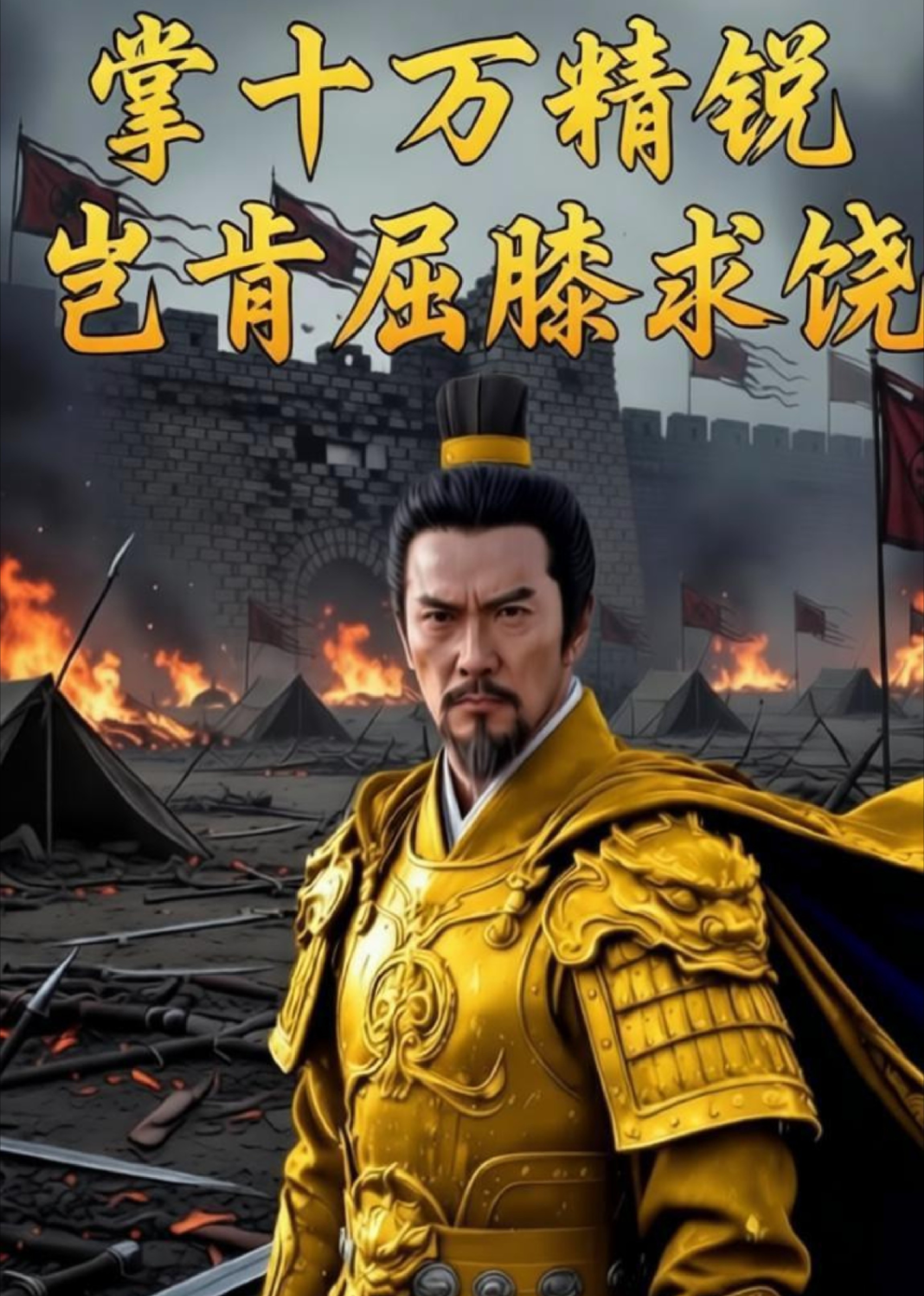 掌十万精锐，岂肯屈膝求饶