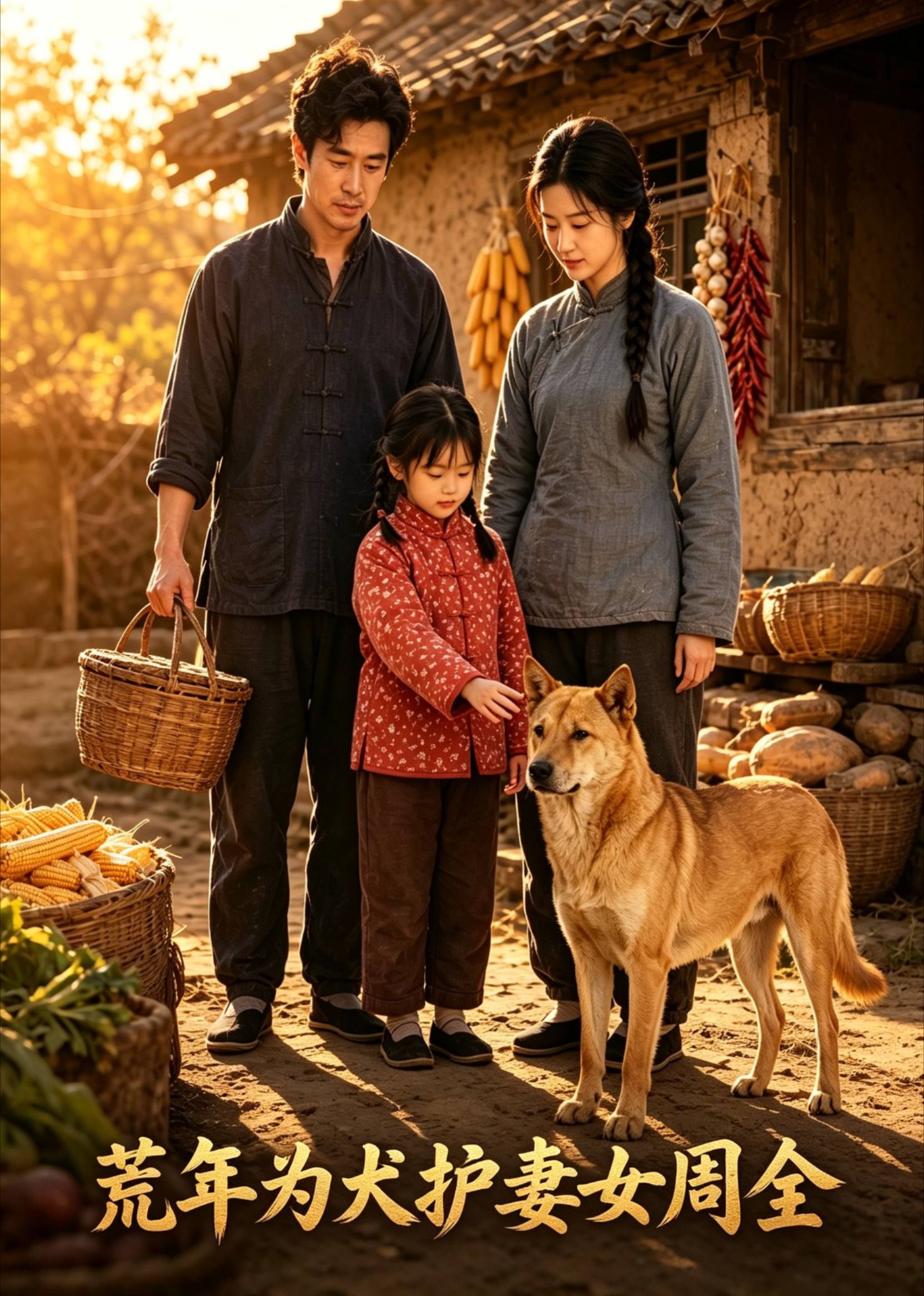 荒年为犬护妻女周全封面图