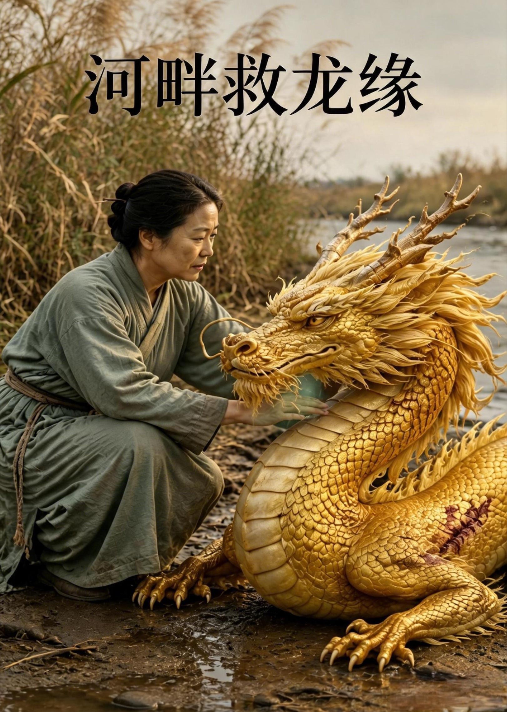 河畔救龙缘