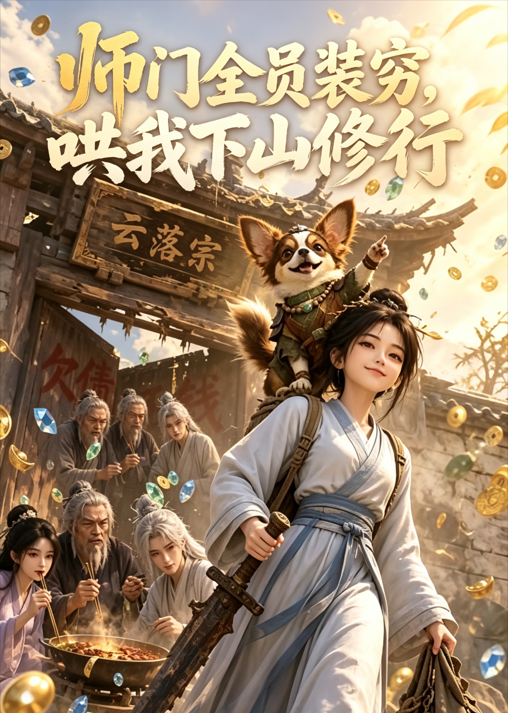 师门全员装穷，哄我下山修行封面图