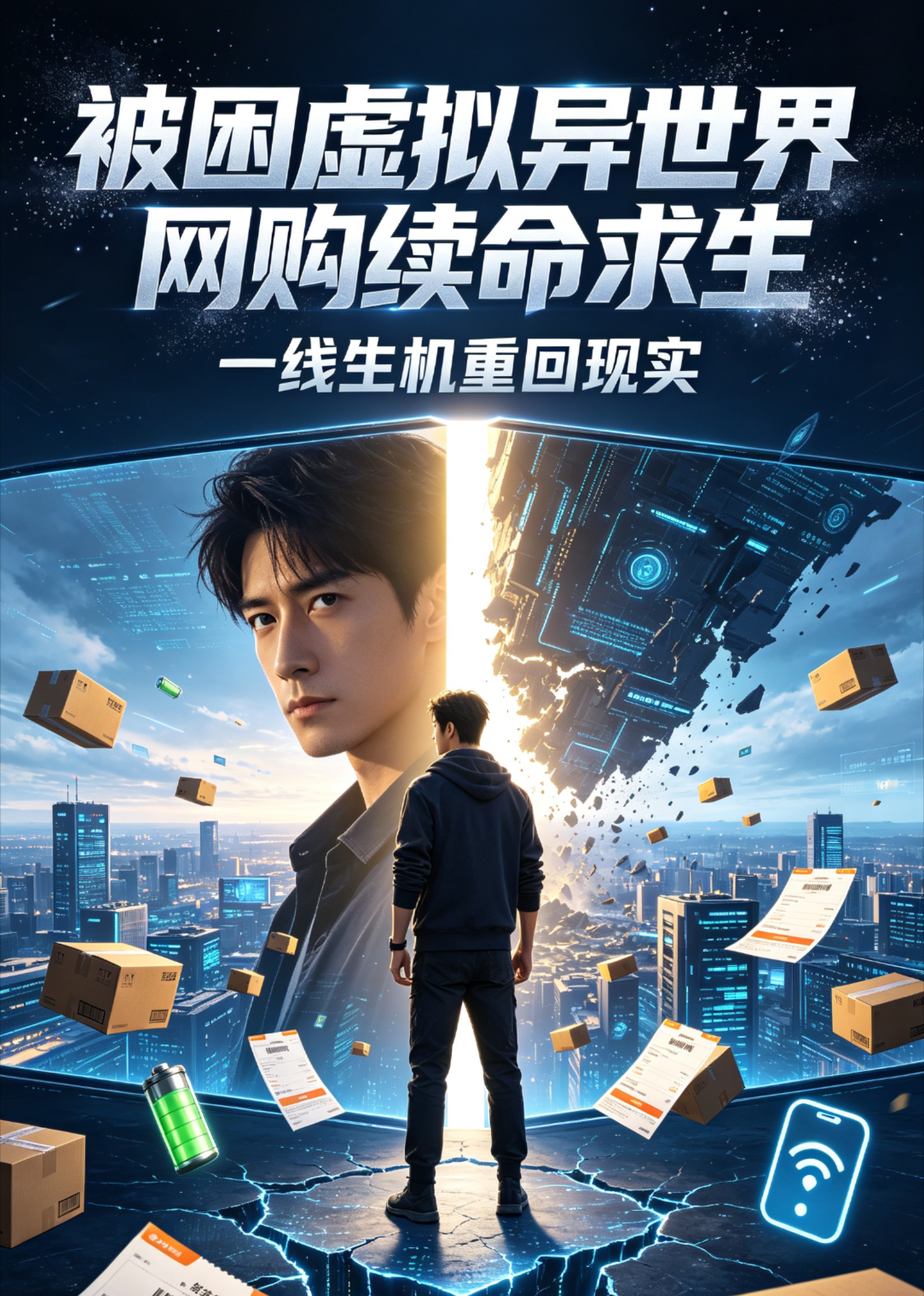 被困虚拟异世界，网购续命求生