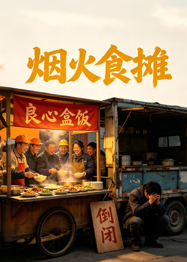 烟火食摊