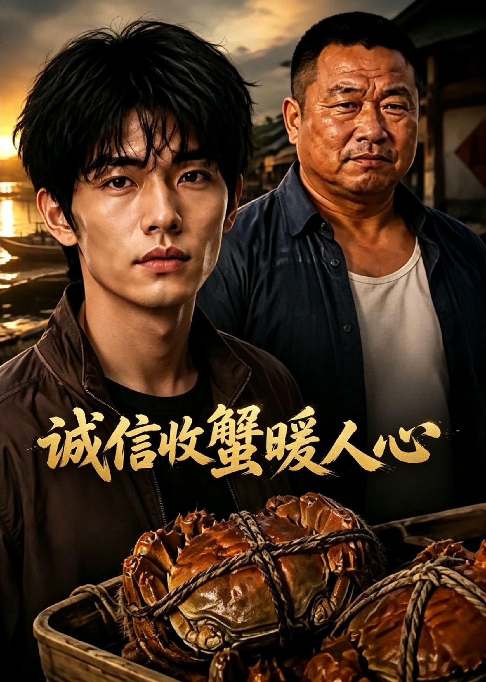 诚信收蟹暖人心封面图