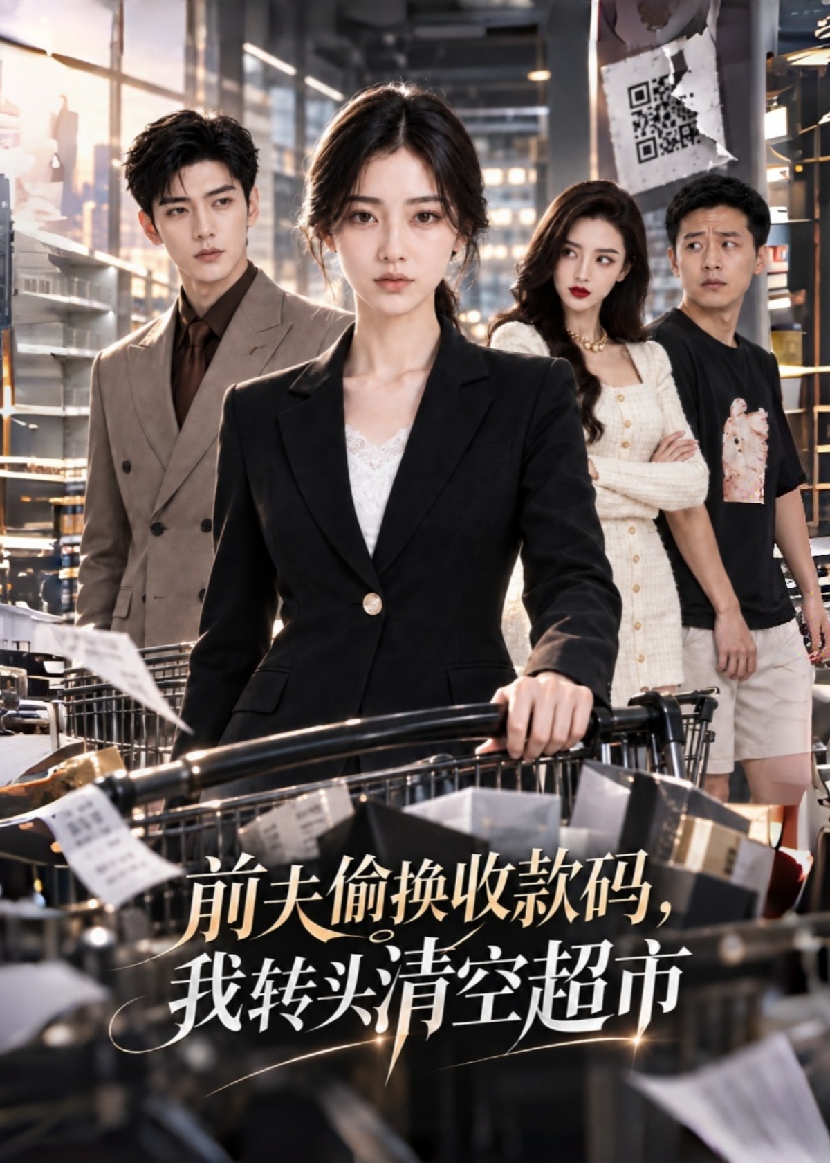前夫偷换收款码，我转头清空超市