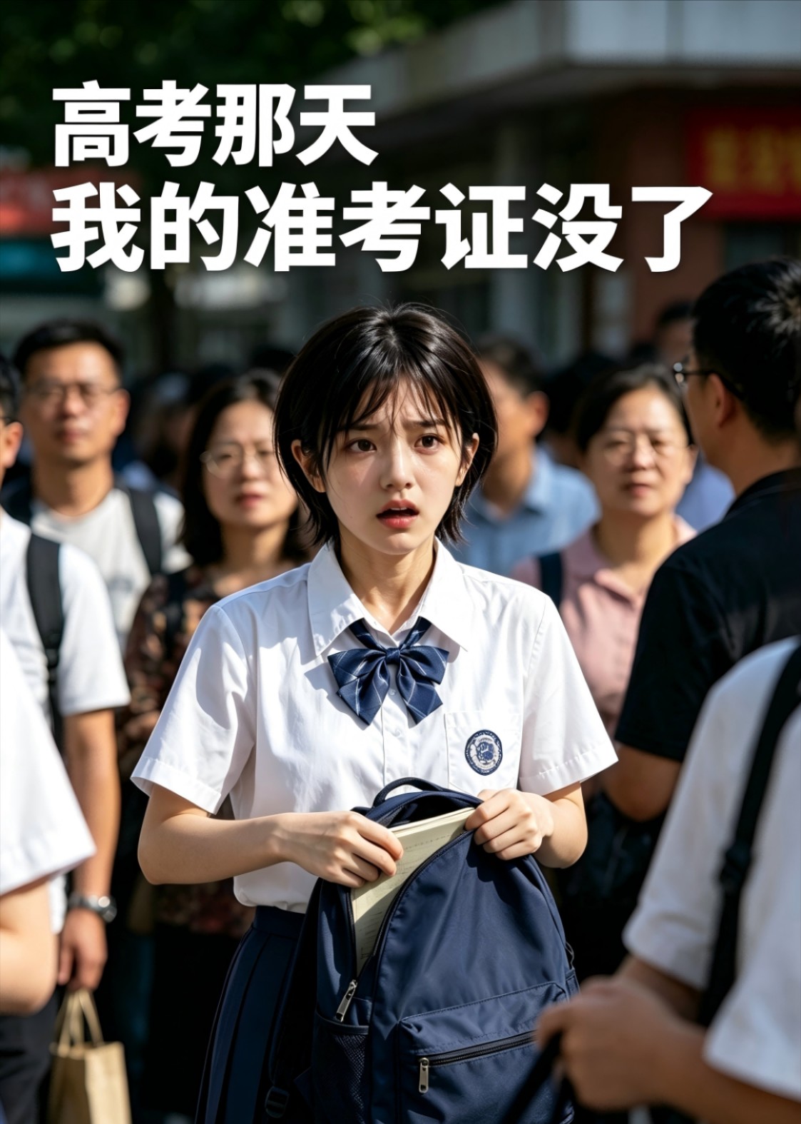 高考那天，我的准考证没了