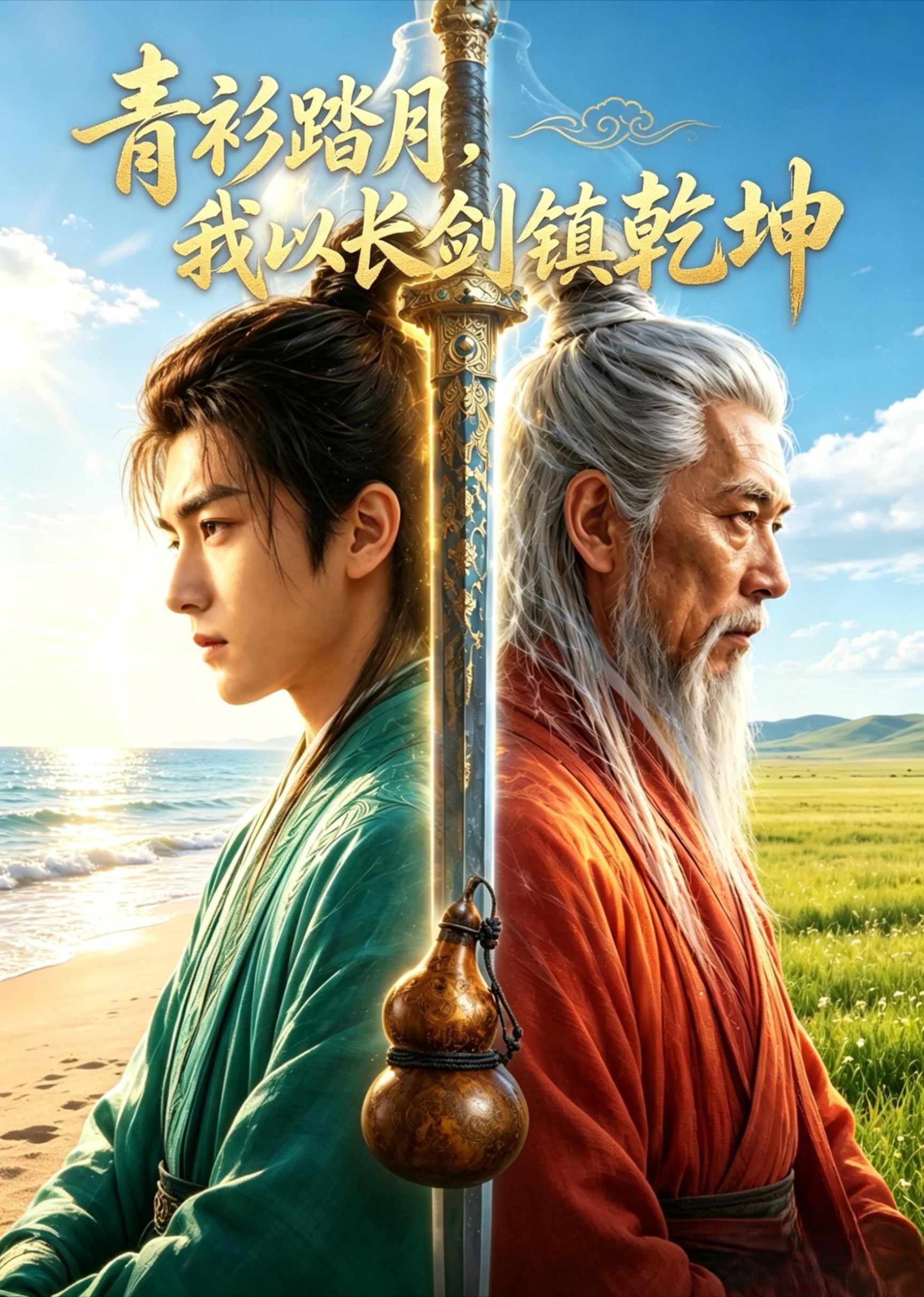 青衫踏月，我以长剑镇乾坤