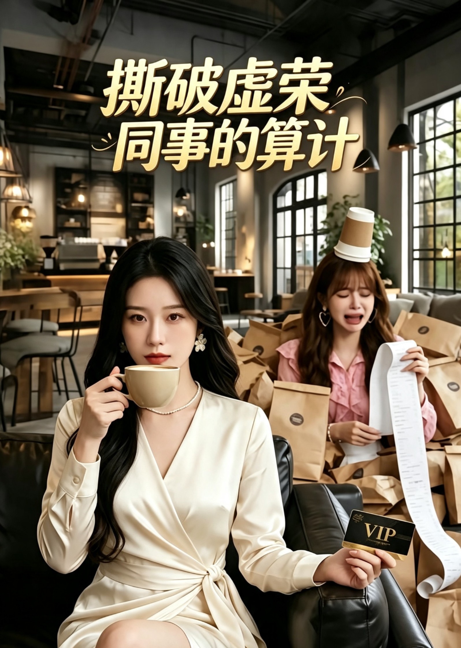 撕破虚荣同事的算计