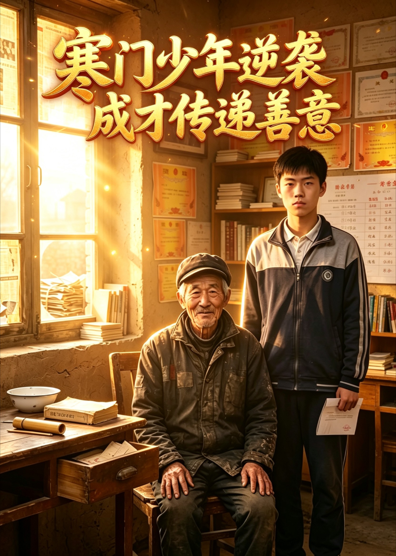 寒门少年逆袭成才传递善意