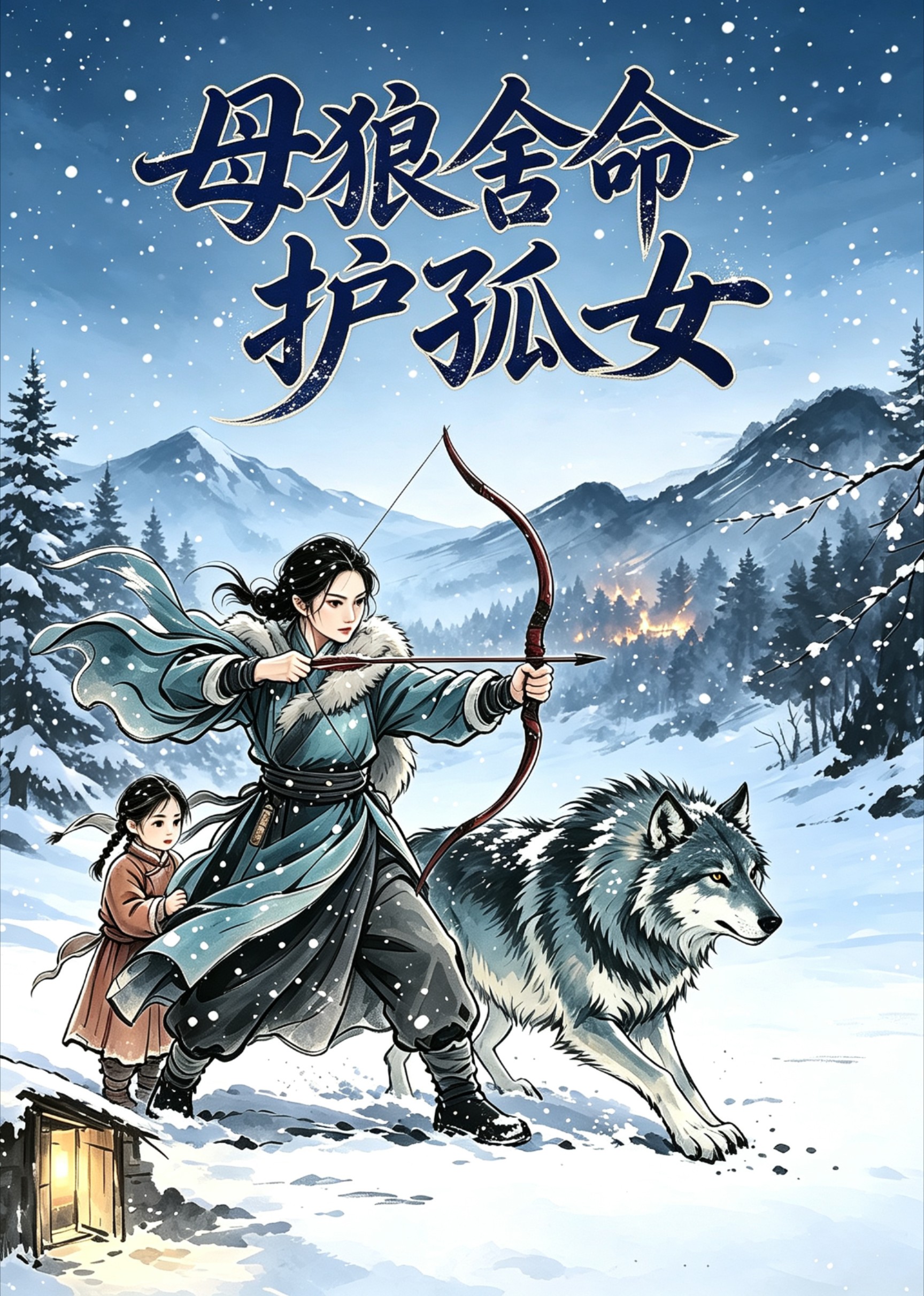 母狼舍命护孤女