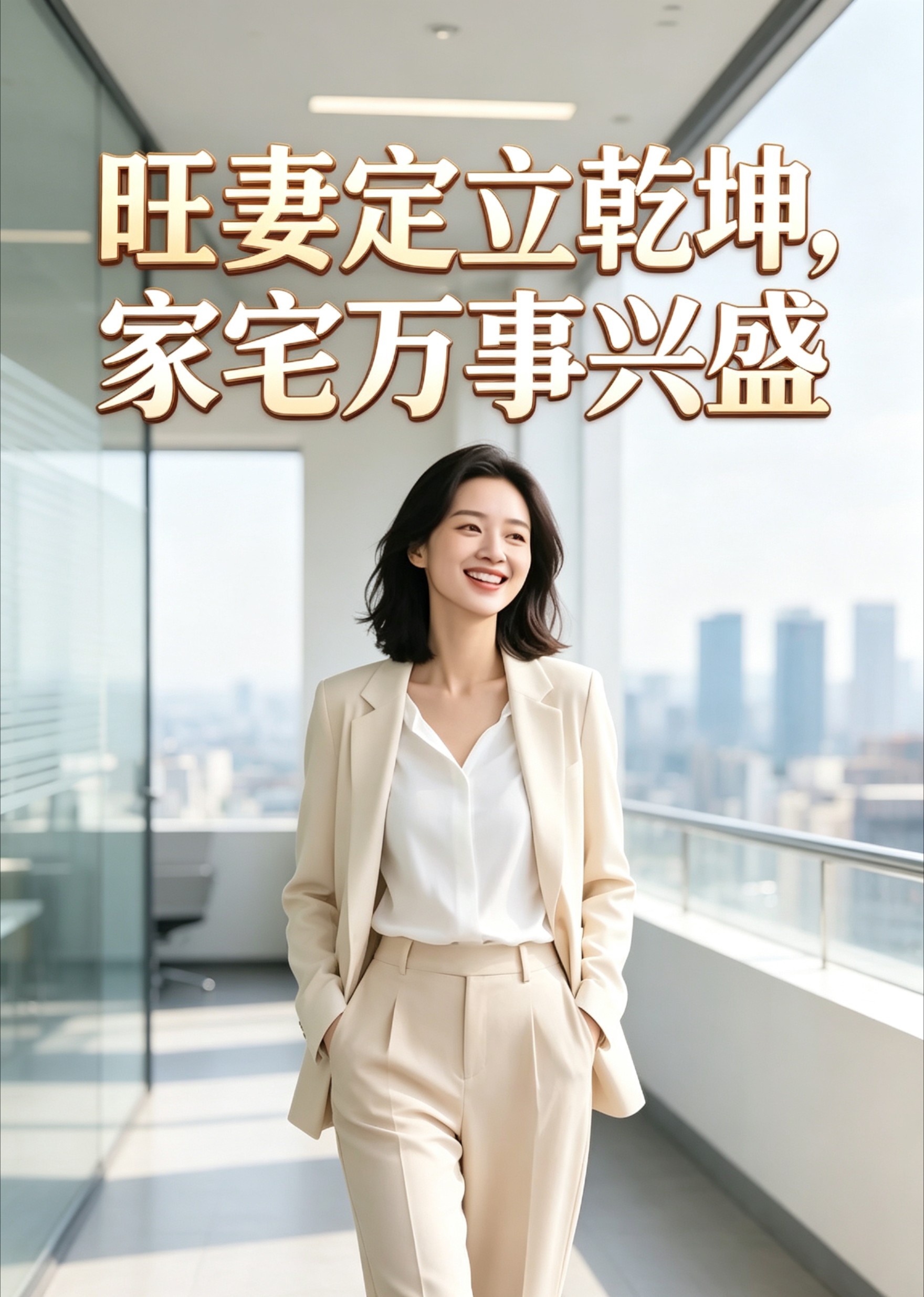 旺妻定立乾坤，家宅万事兴盛