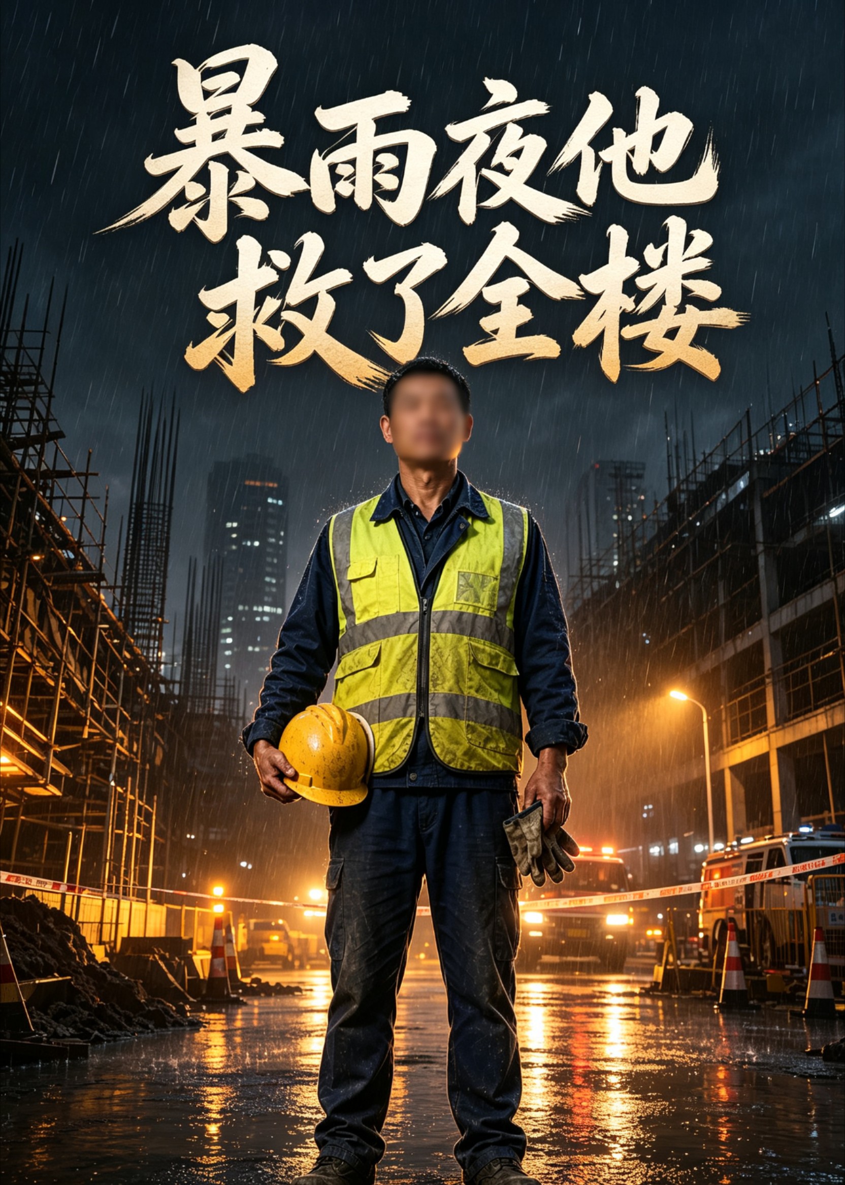 暴雨夜他救了全楼