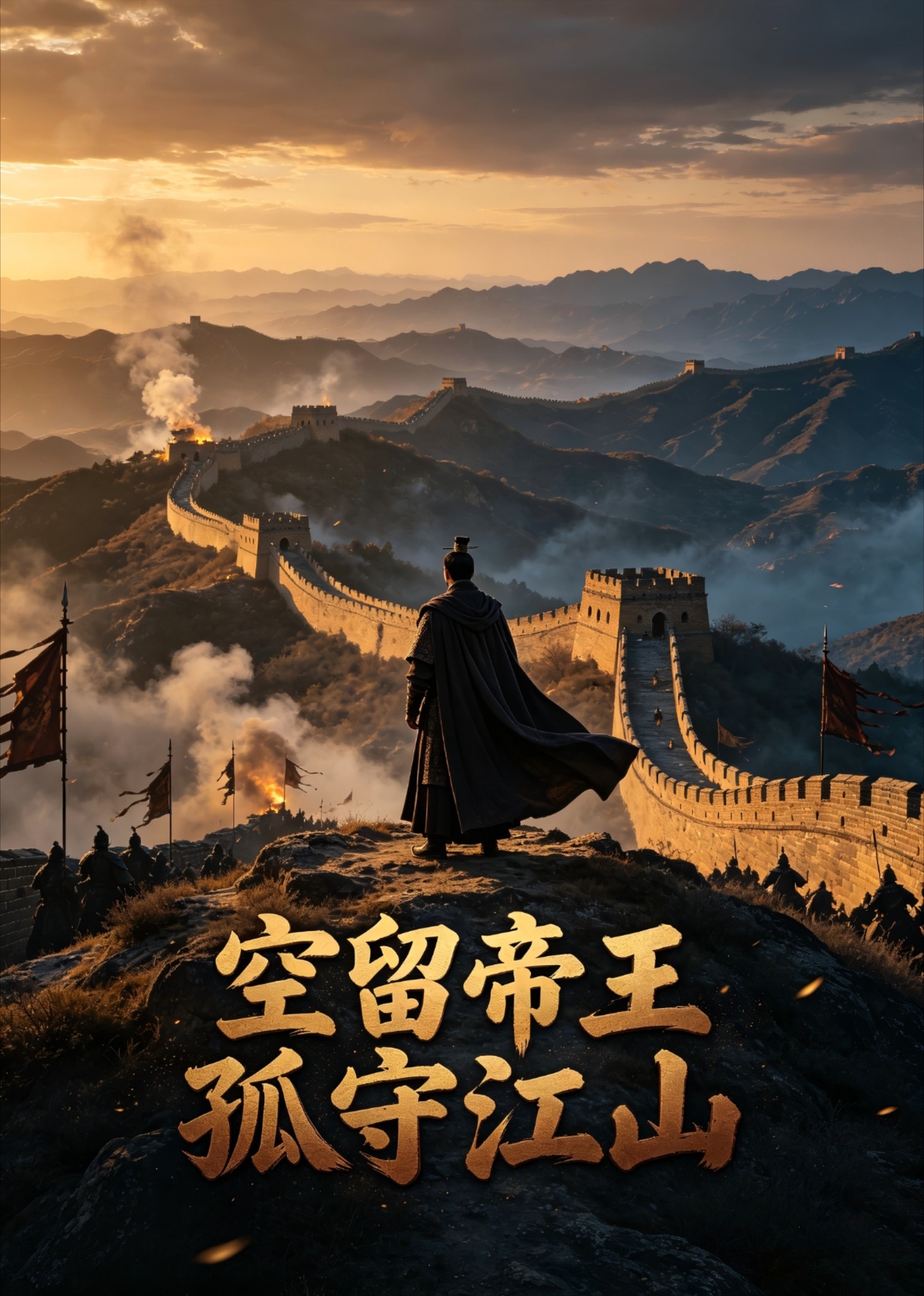 空留帝王孤守江山