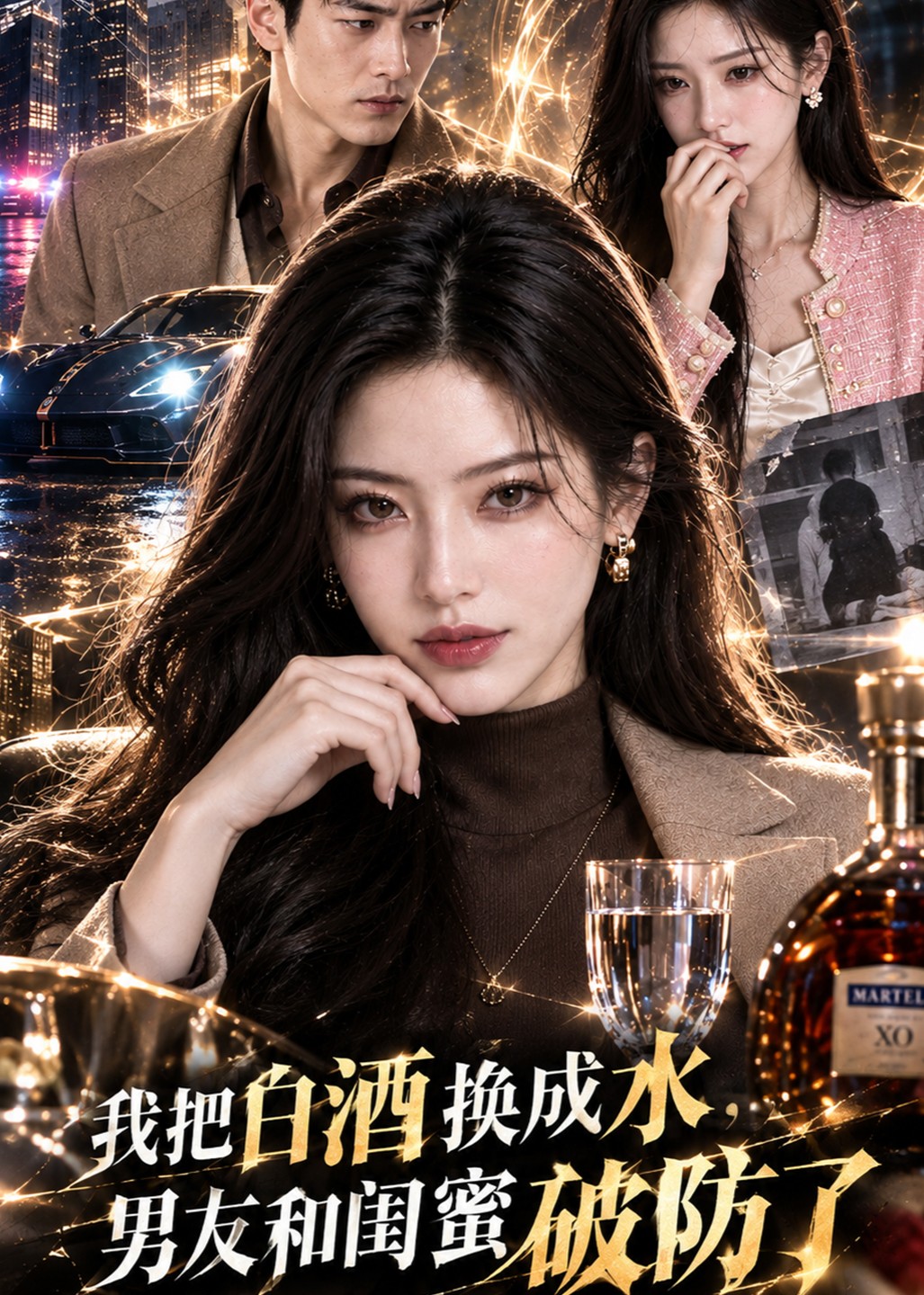 我把白酒换成水，男友和闺蜜破防了封面图